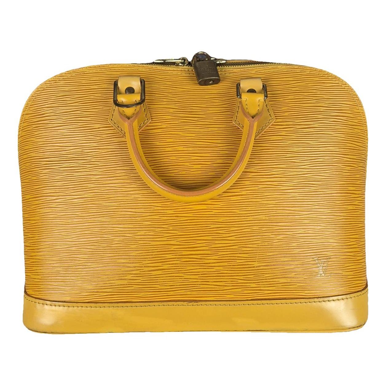 Alma leather handbag