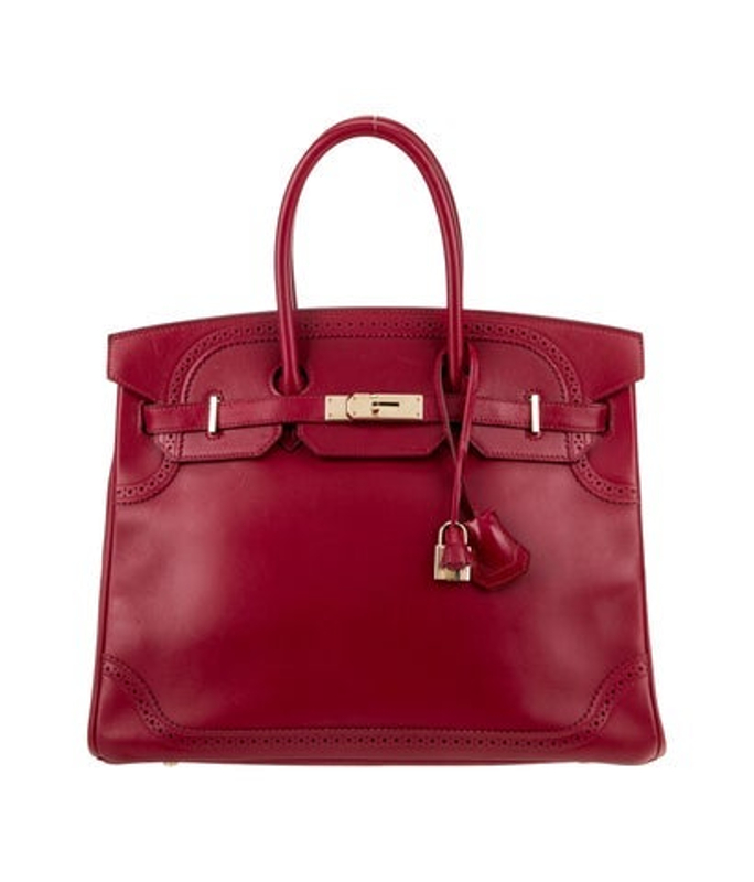 Hermes Tadelakt Ghillies Birkin 35