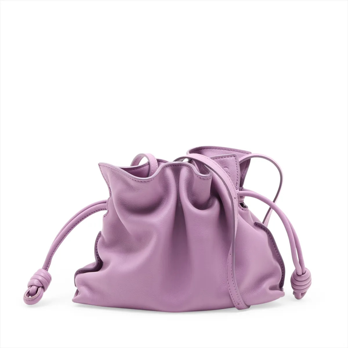 Loewe Flamenco clutch Mini Leather Shoulder bag Purple