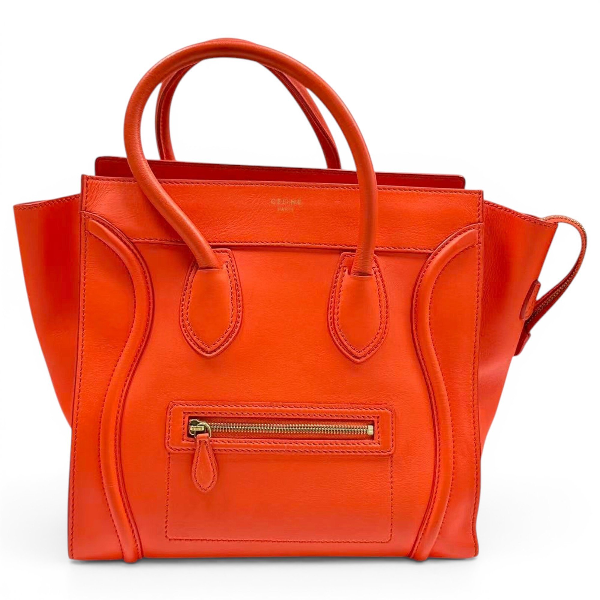 Luggage leather handbag