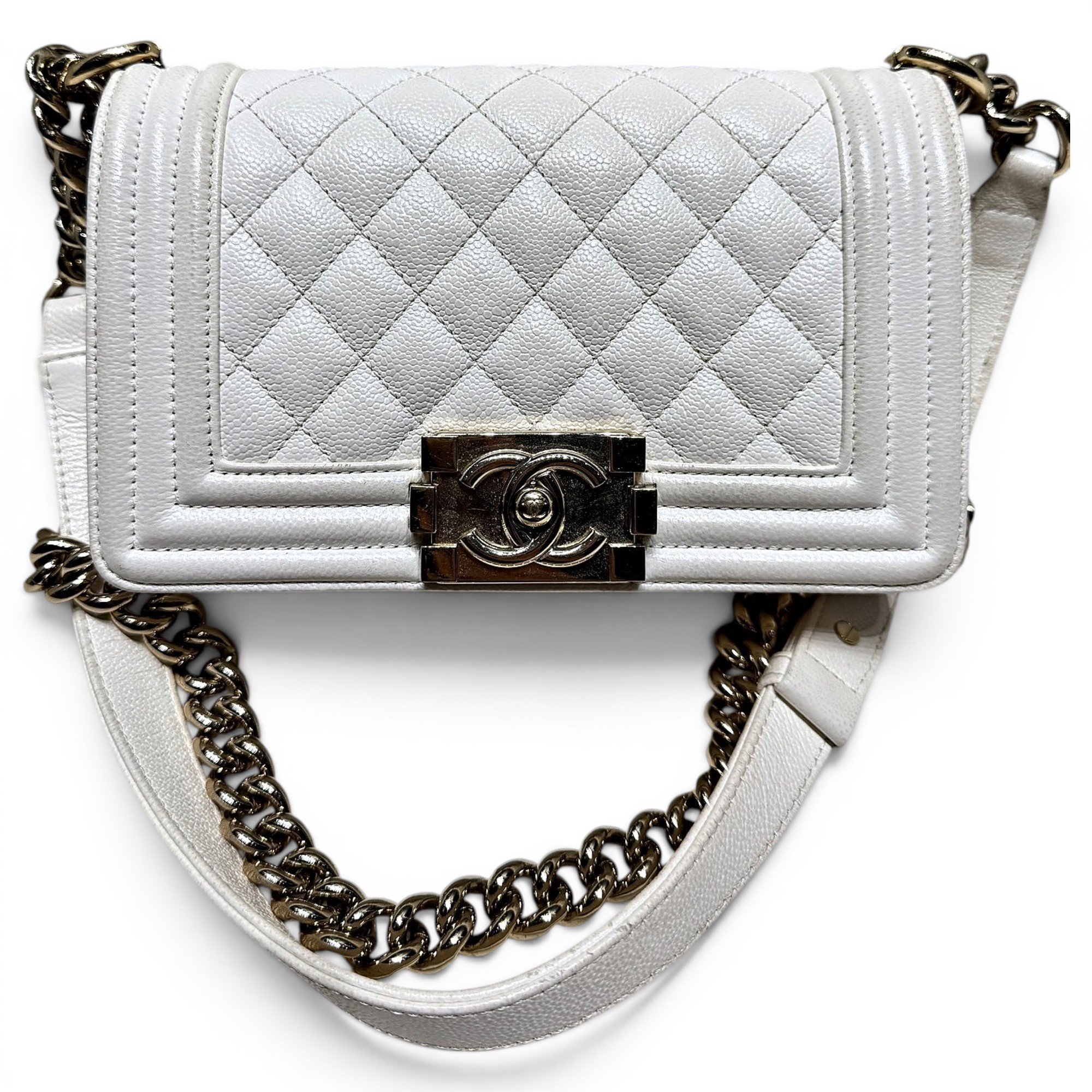 Boy leather crossbody bag
