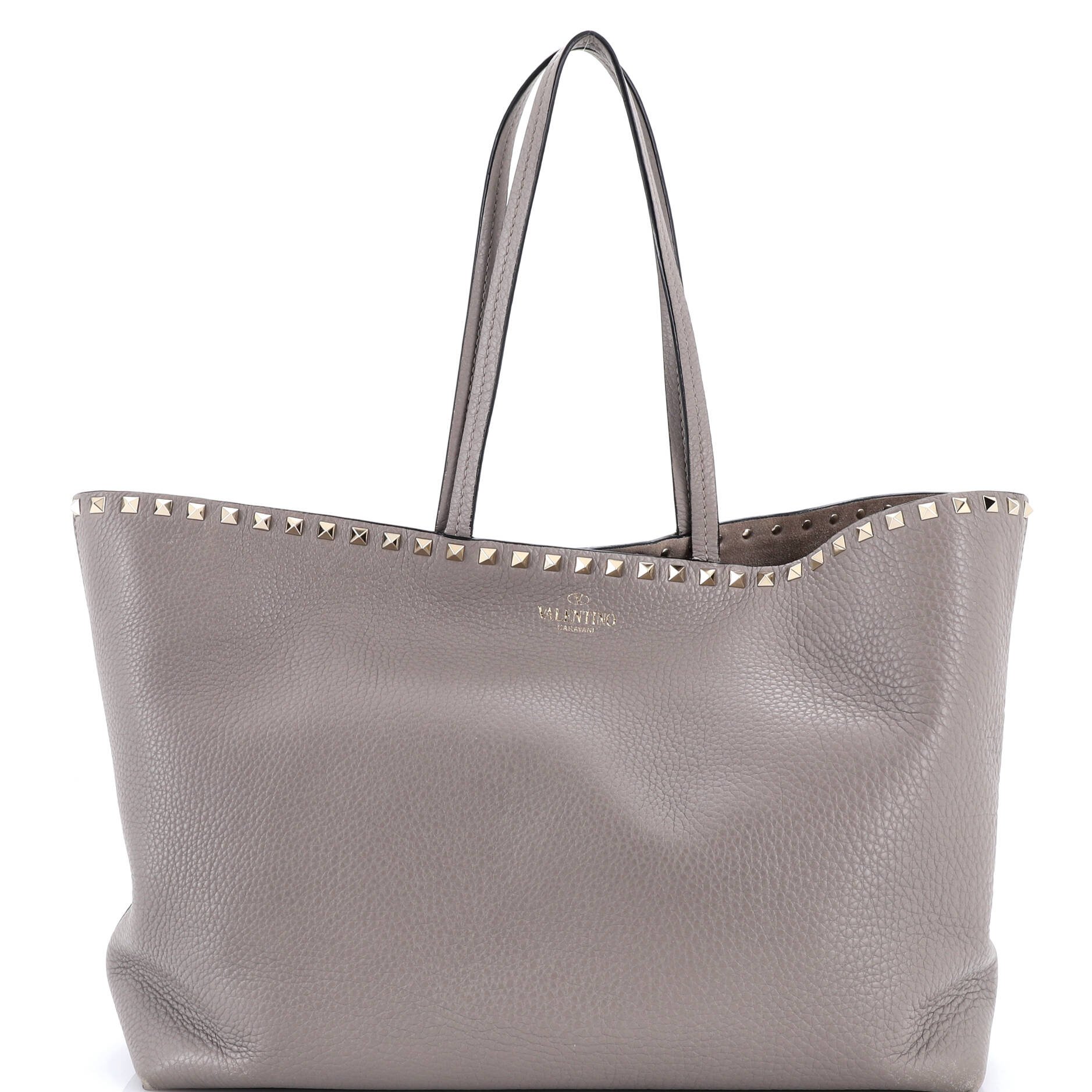 Valentino Garavani Rockstud Shopper Tote Leather Large