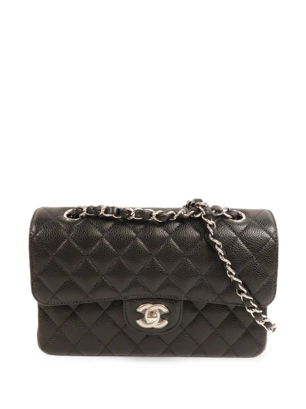 CC turn-lock shoulder bag
