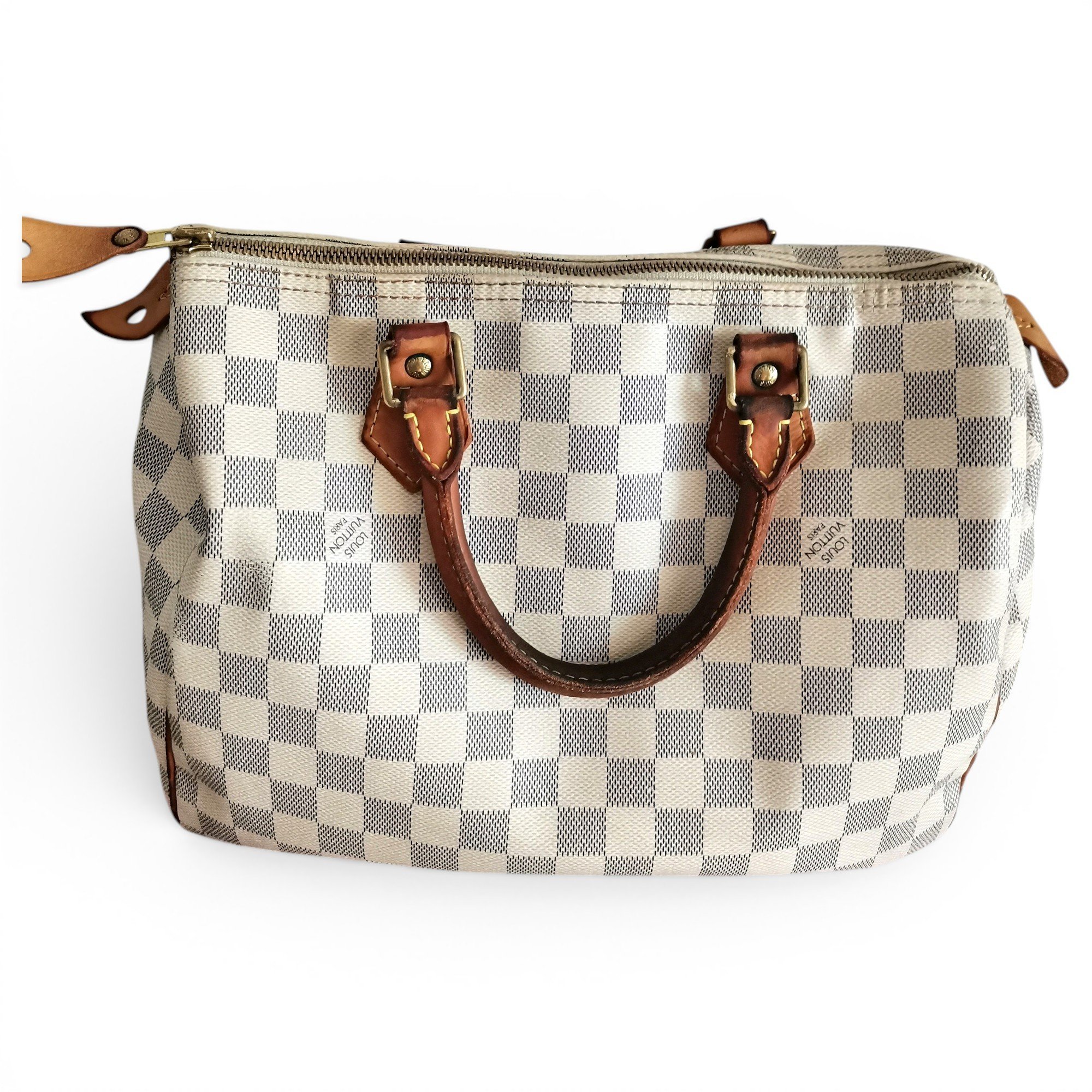 Speedy leather handbag