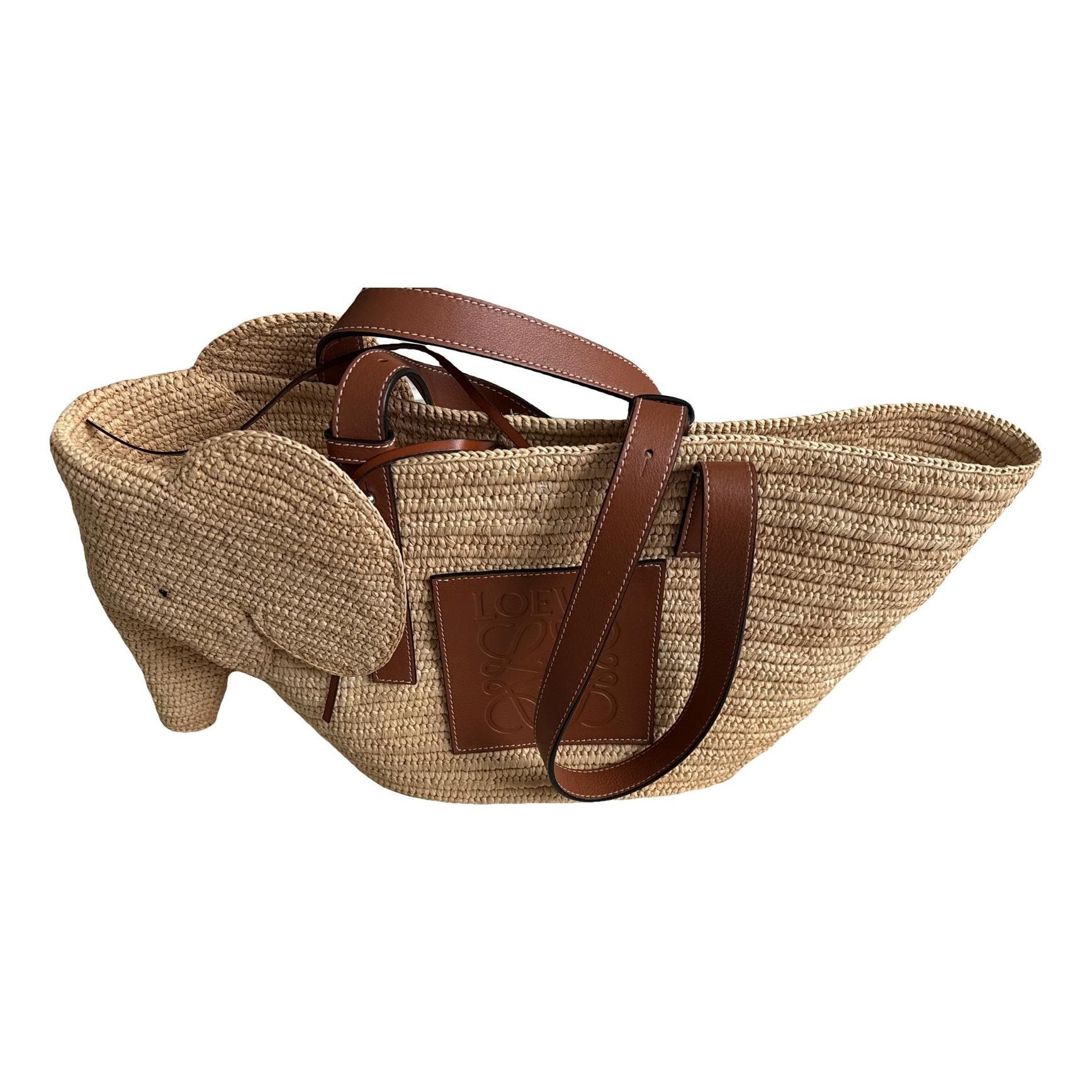 Leather tote