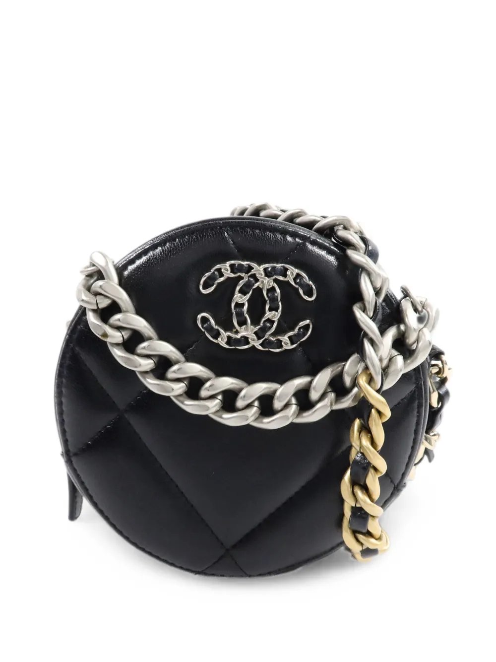 19 round chain shoulder bag