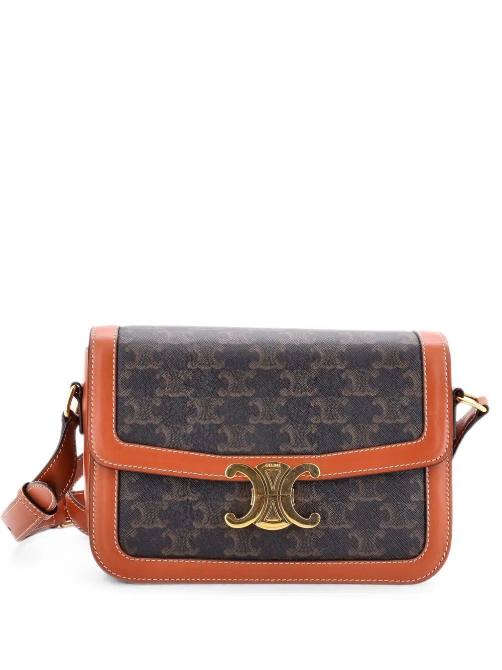 Triomphe Triomphe Coated Canvas Medium shoulder bag