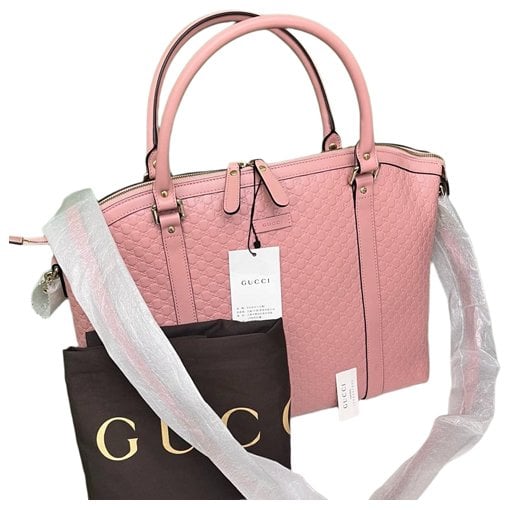 Leather tote