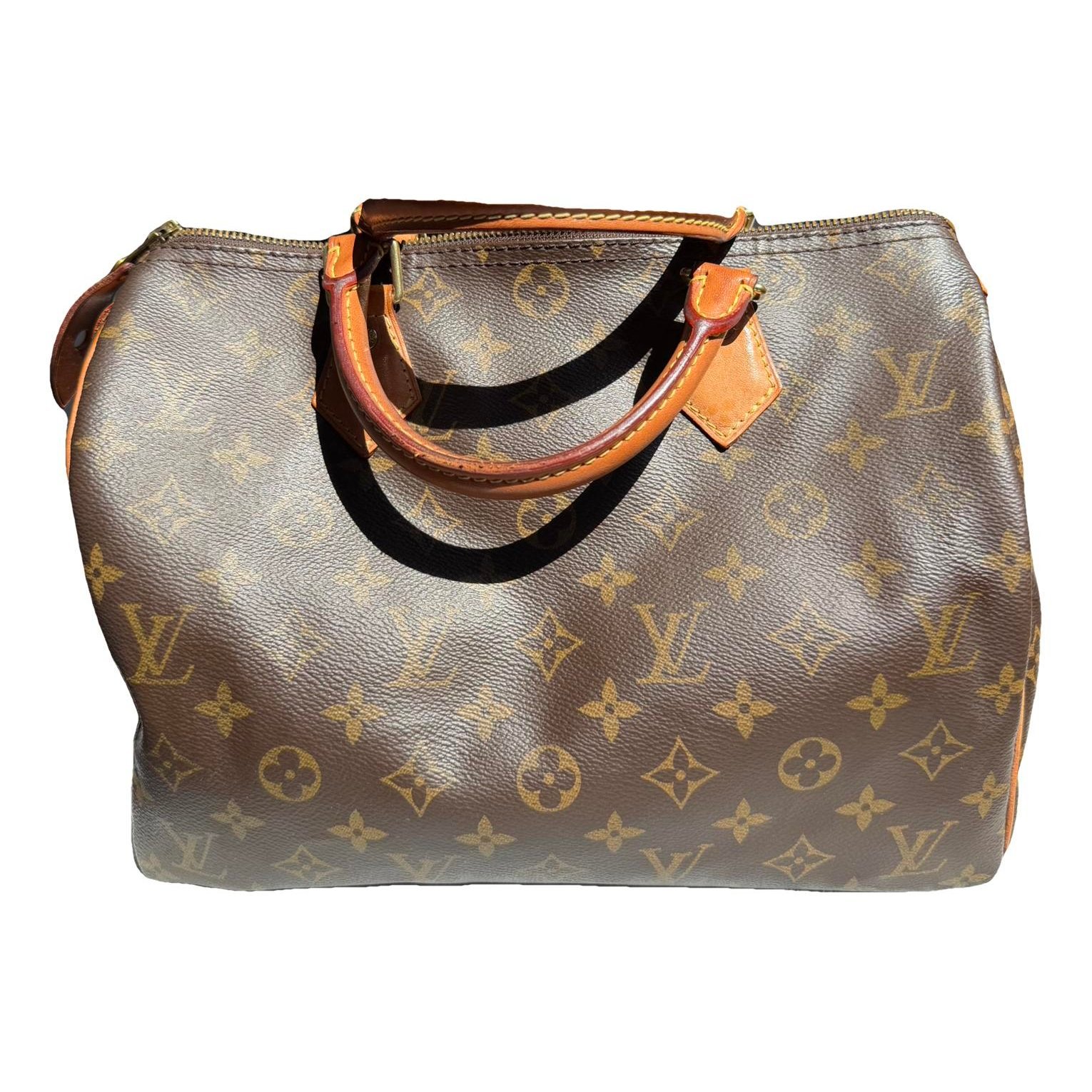 Speedy leather handbag