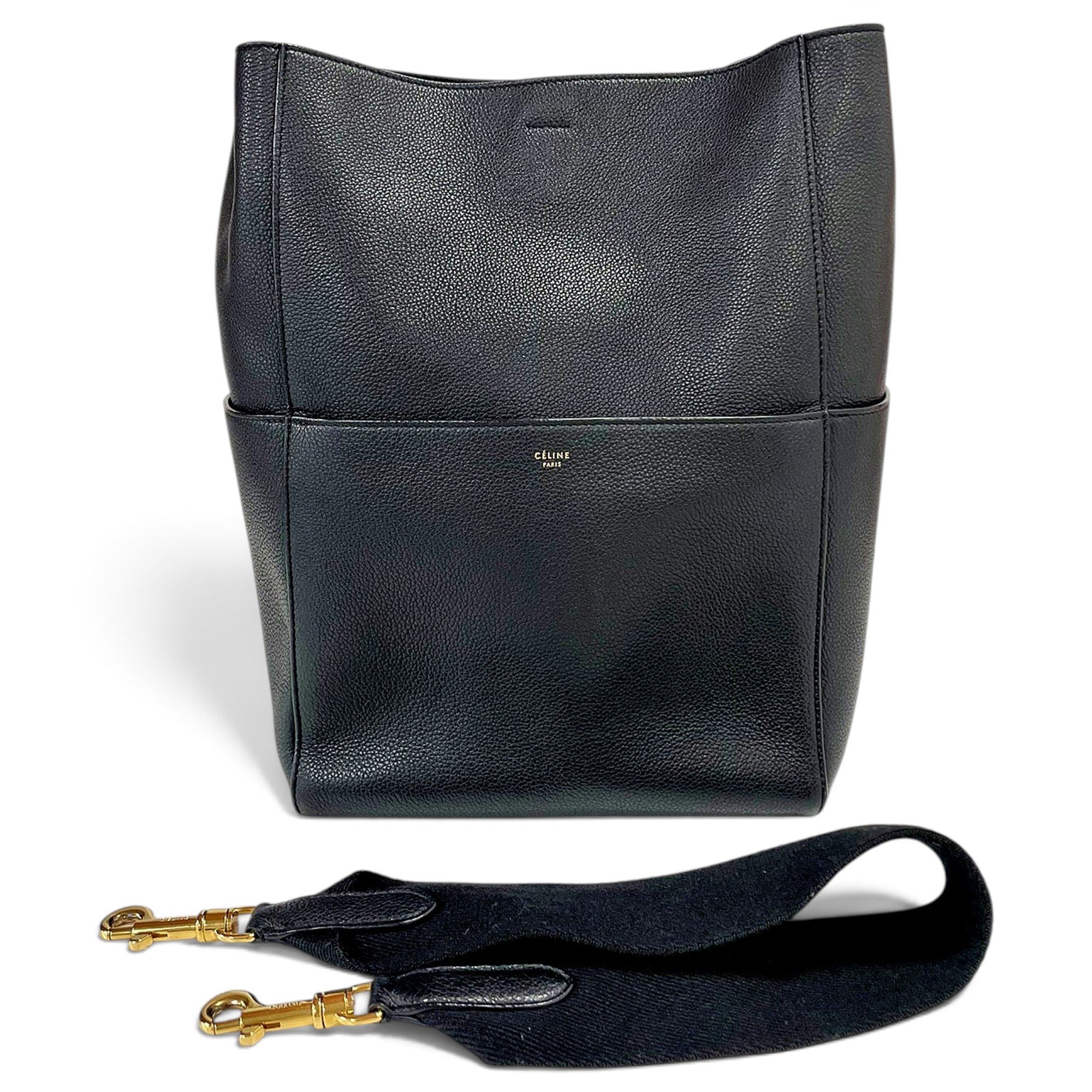 Seau Sangle leather tote