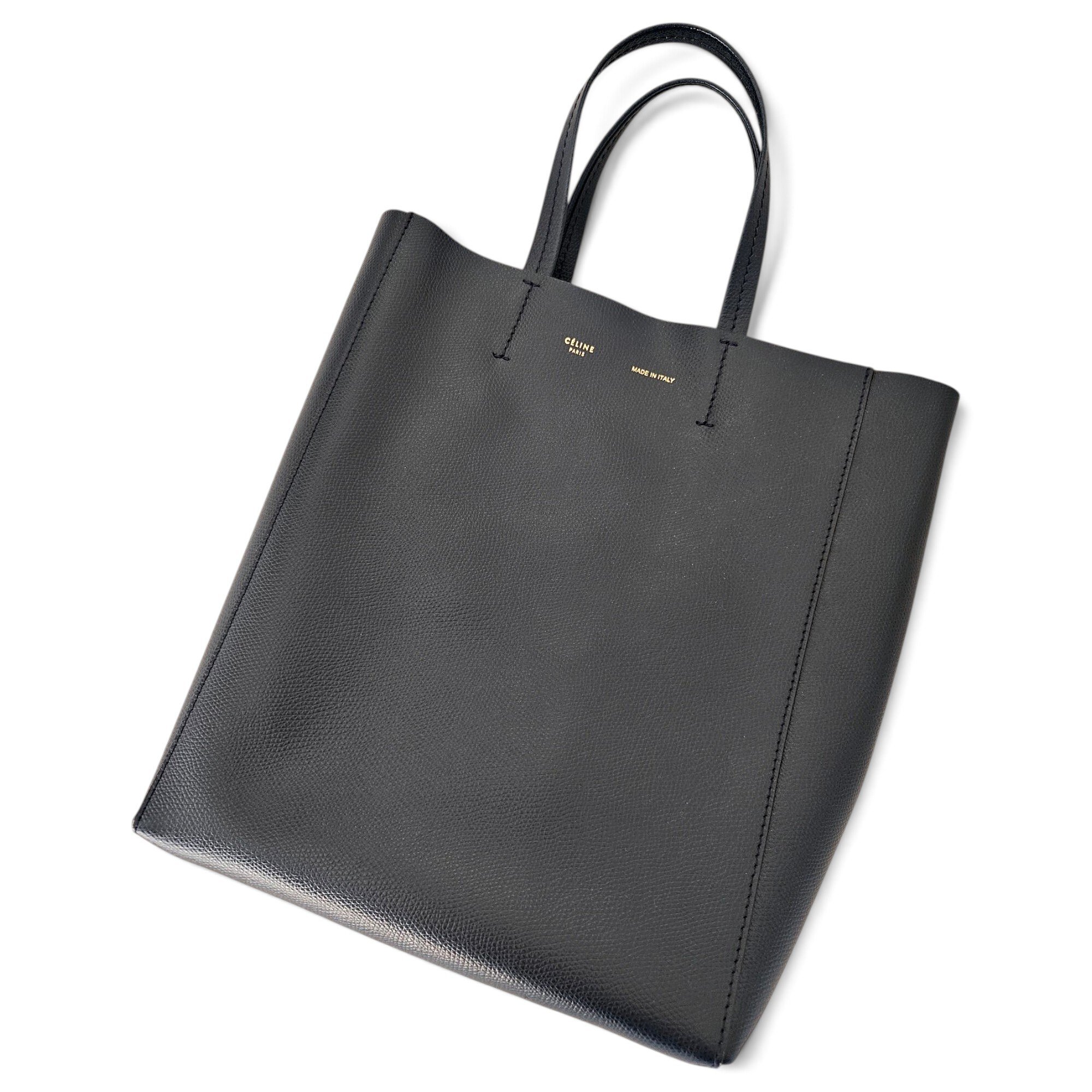 Cabas leather tote