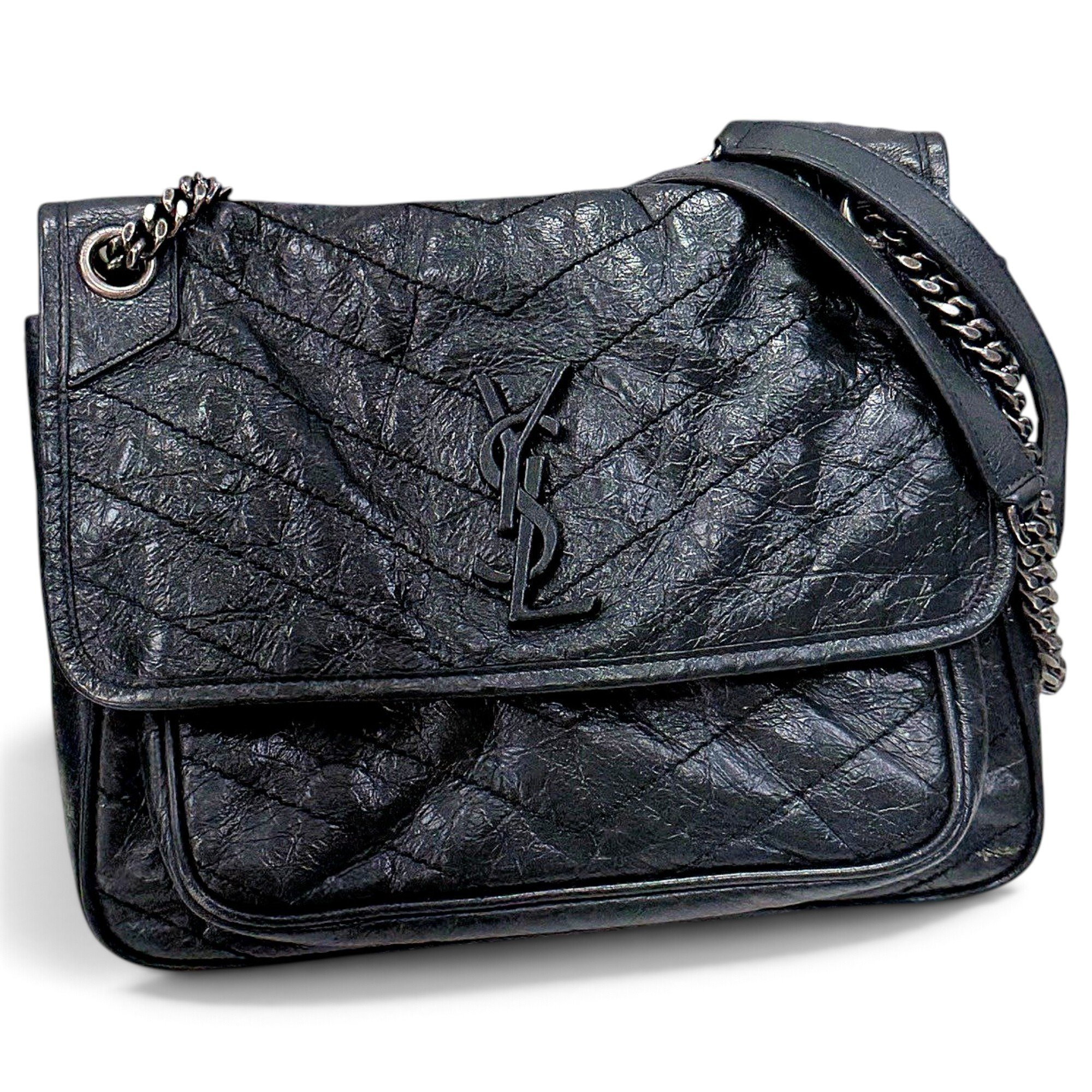 Niki leather crossbody bag