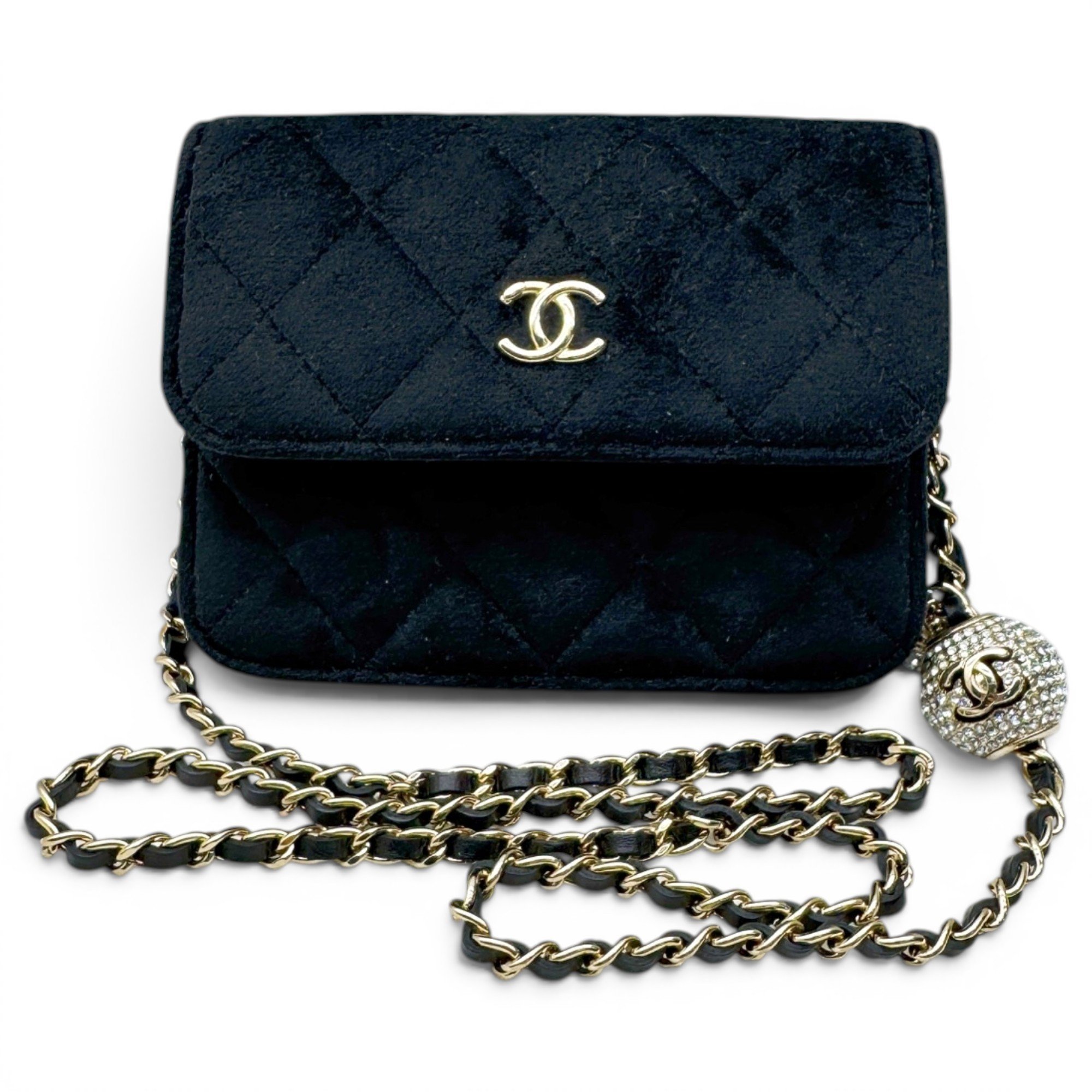 Timeless/Classique velvet crossbody bag