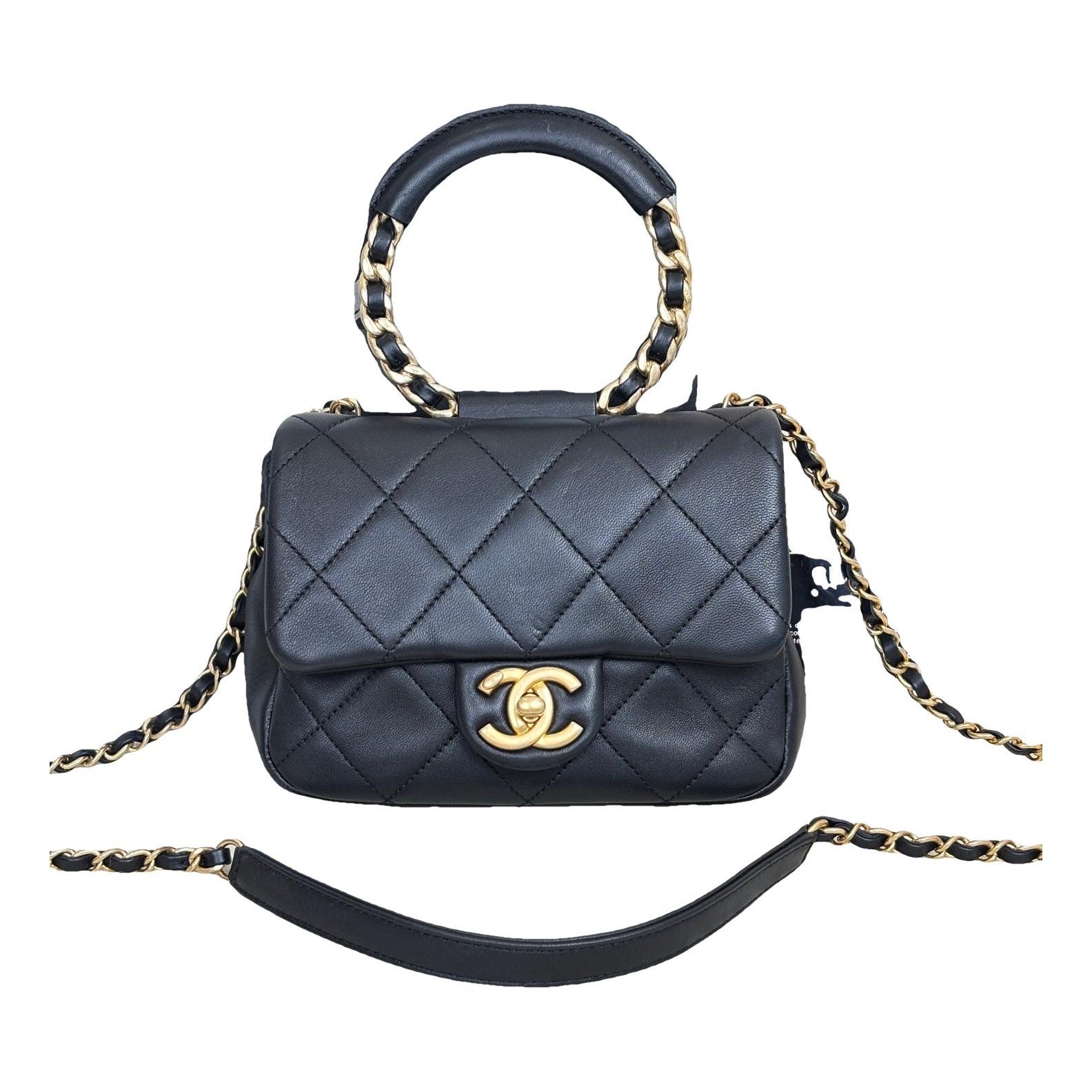 Leather handbag