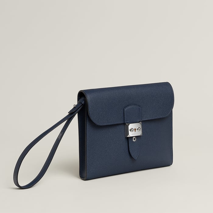 Bleu Abysse Sac a Depeches 24 Pouch