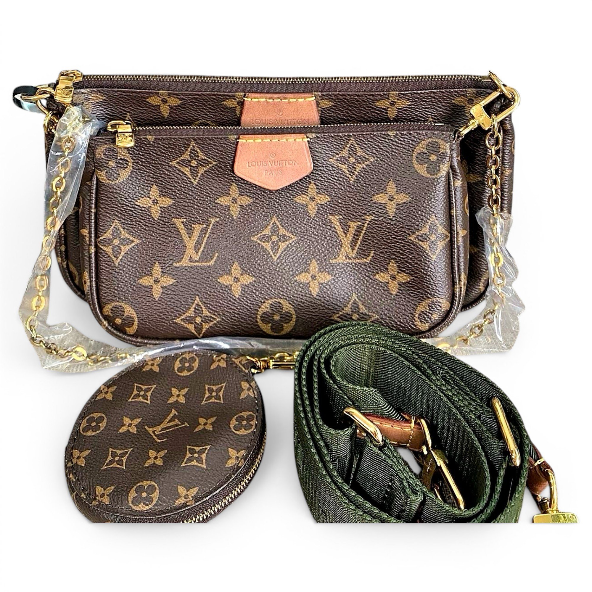 Multi Pochette Accessoires leather handbag