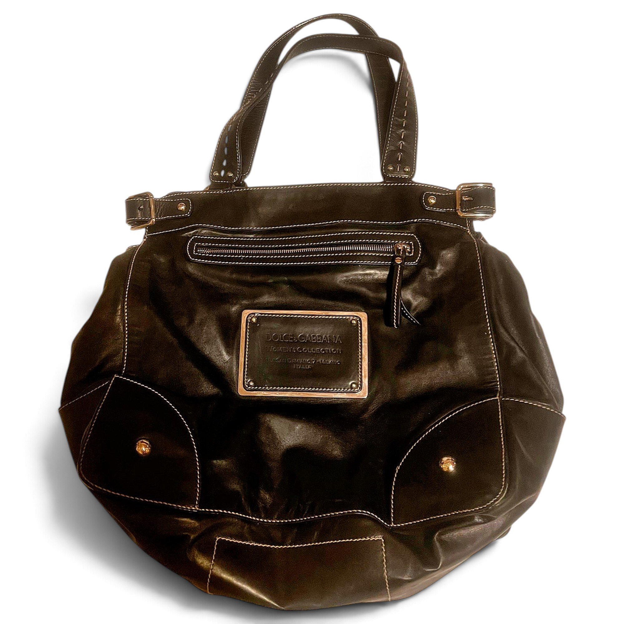Leather handbag