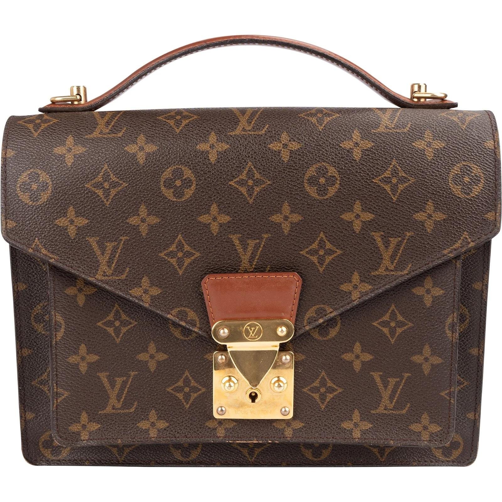 Louis Vuitton Monceau leather handbag