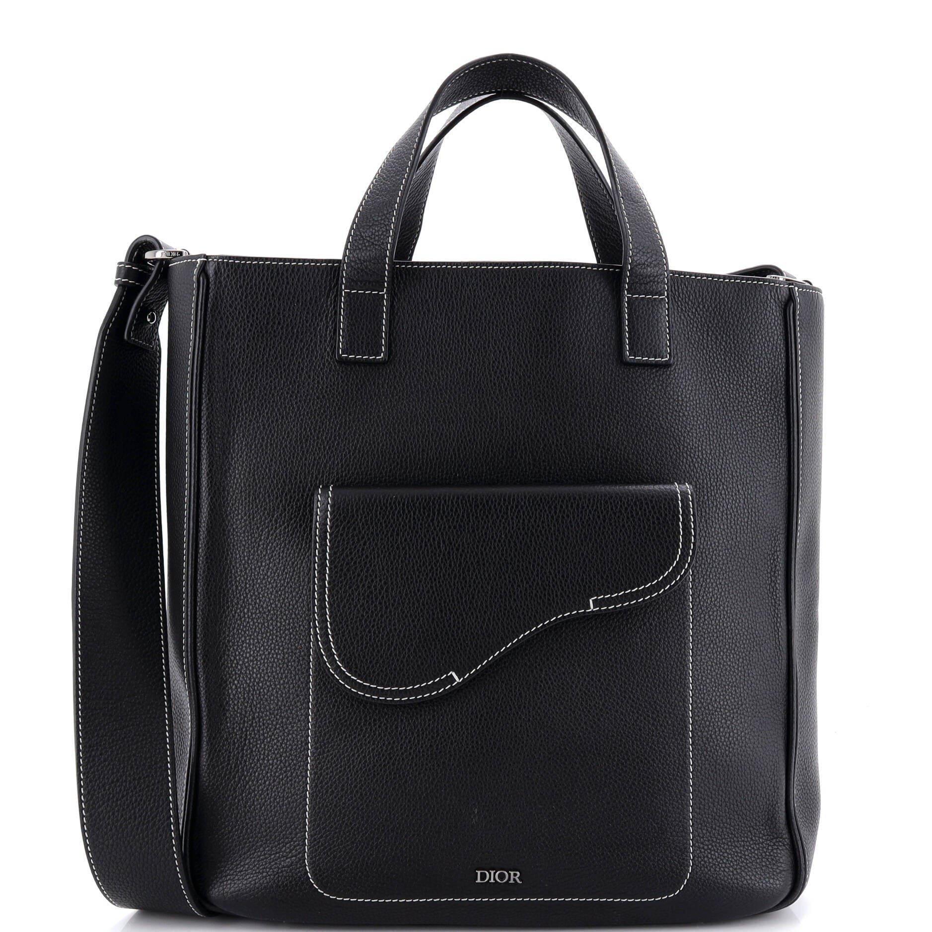 Dior Saddle Tote Leather Tall