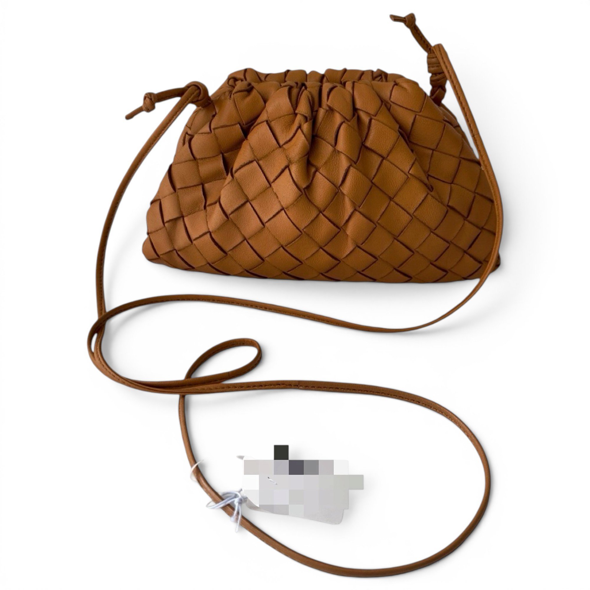 Pouch leather handbag