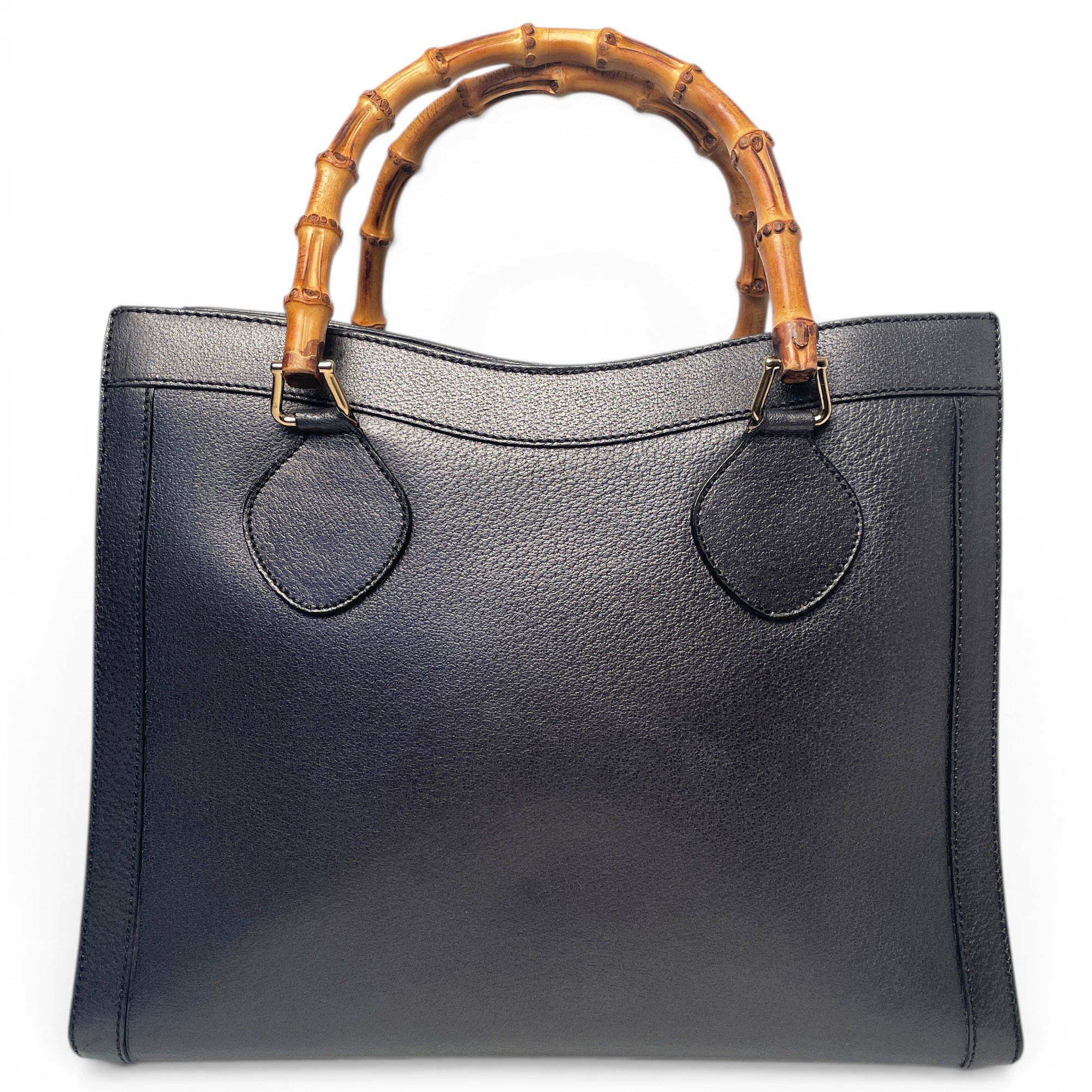 Diana Bamboo leather handbag