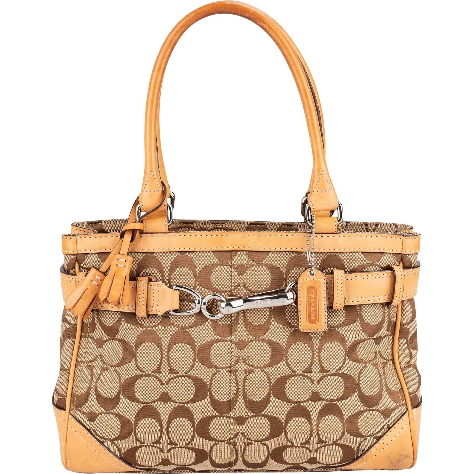 Signature Sufflette leather handbag