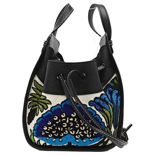 Hammock leather handbag