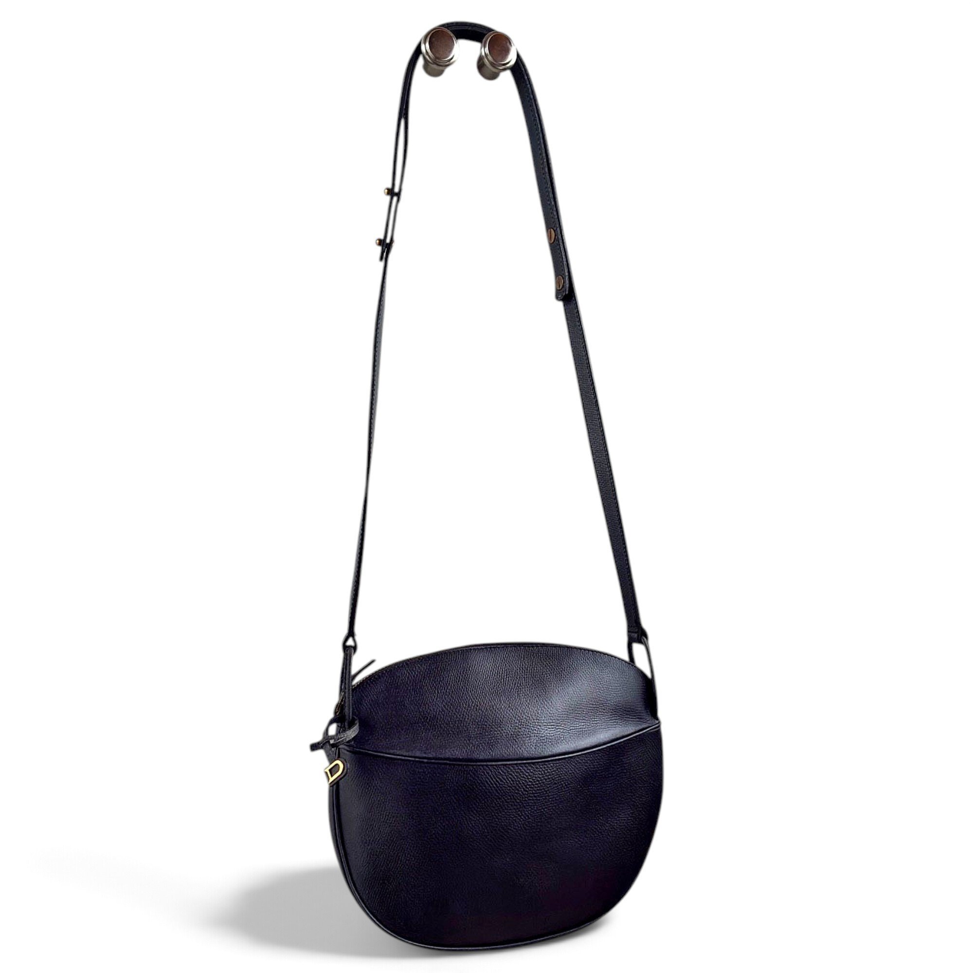 Pin leather crossbody bag