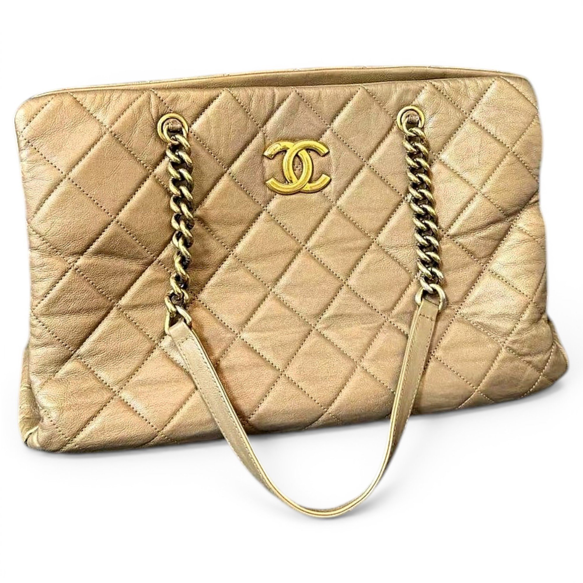 Grand shopping leather tote