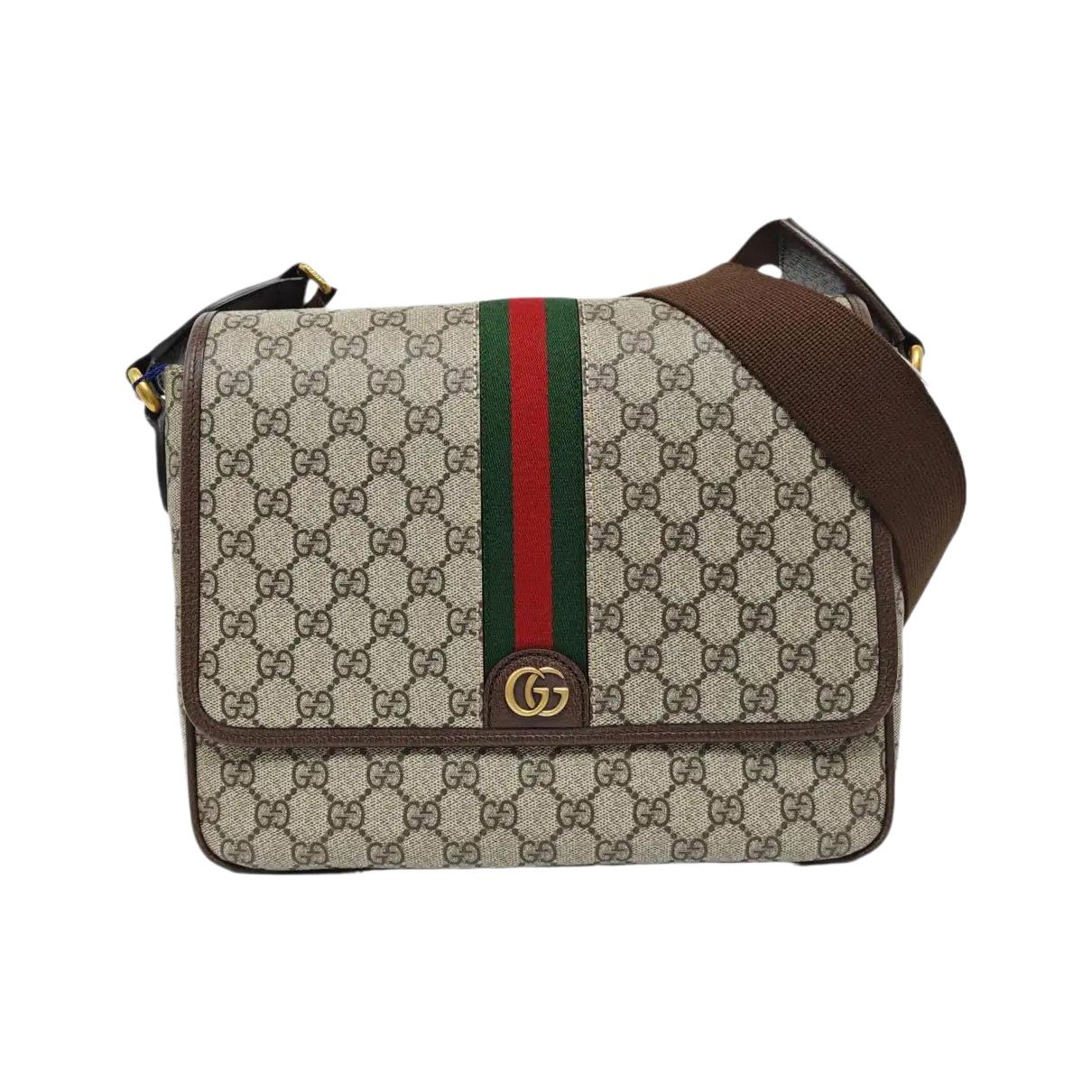 Ophidia leather crossbody bag