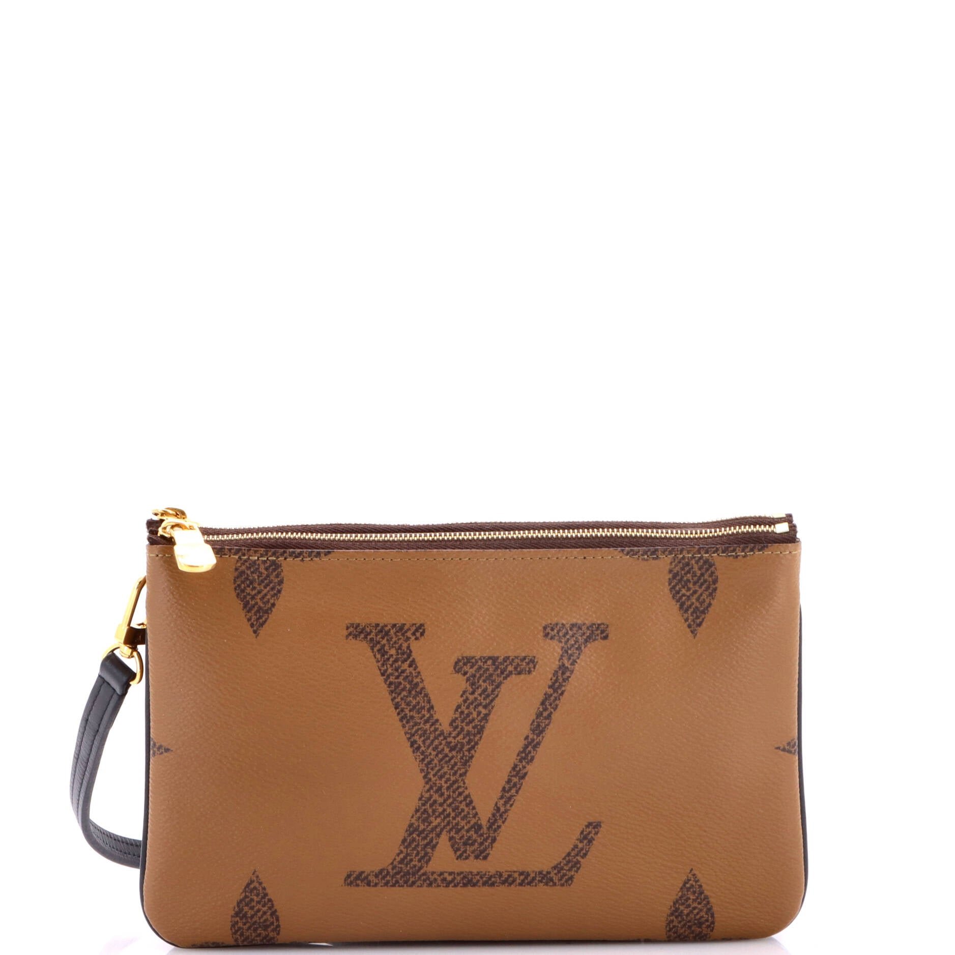 Double Zip Pochette Reverse Monogram Giant