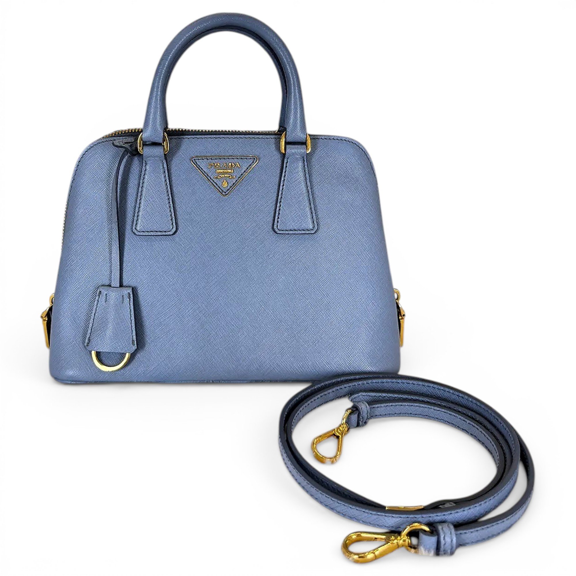 Promenade leather handbag