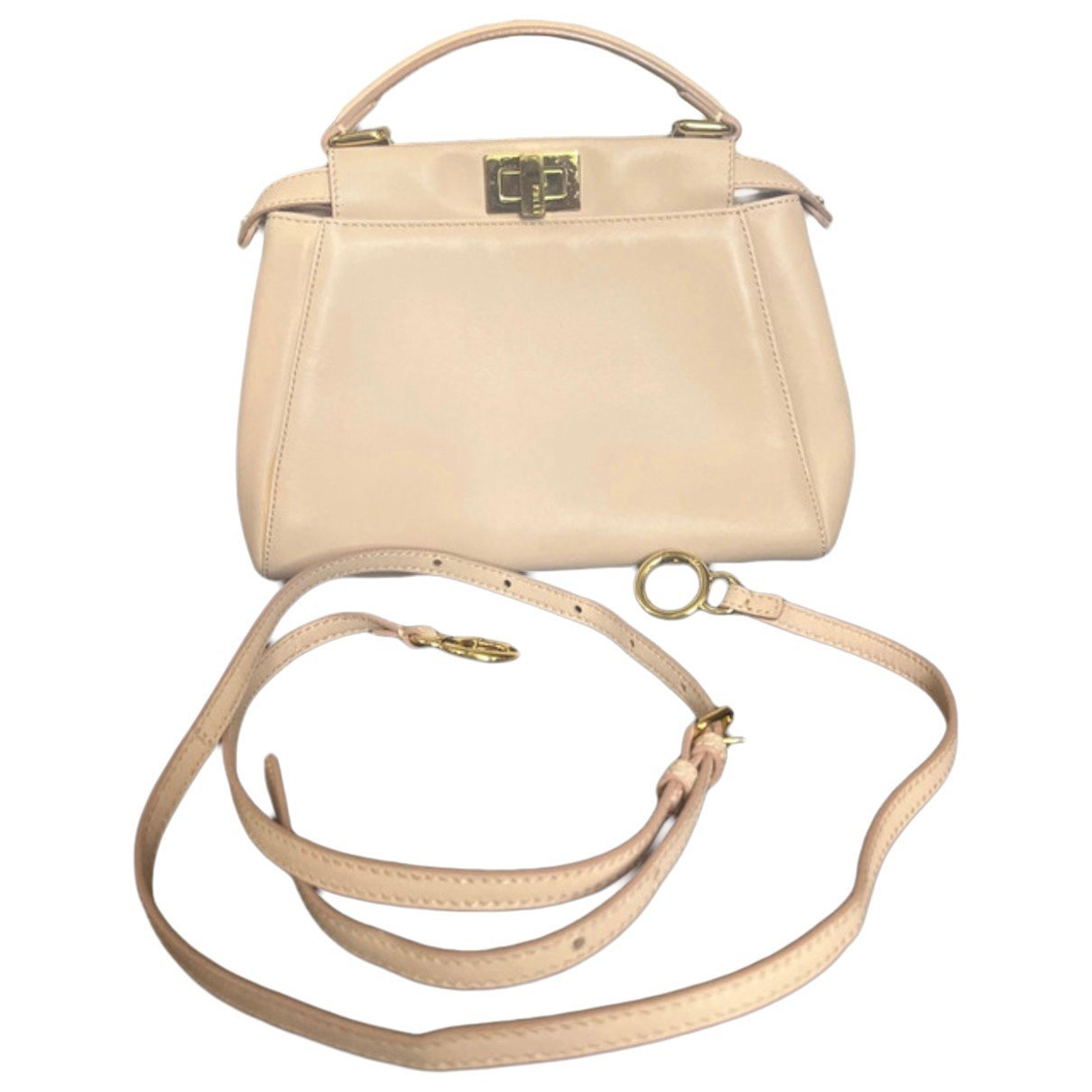 Peekaboo leather crossbody bag