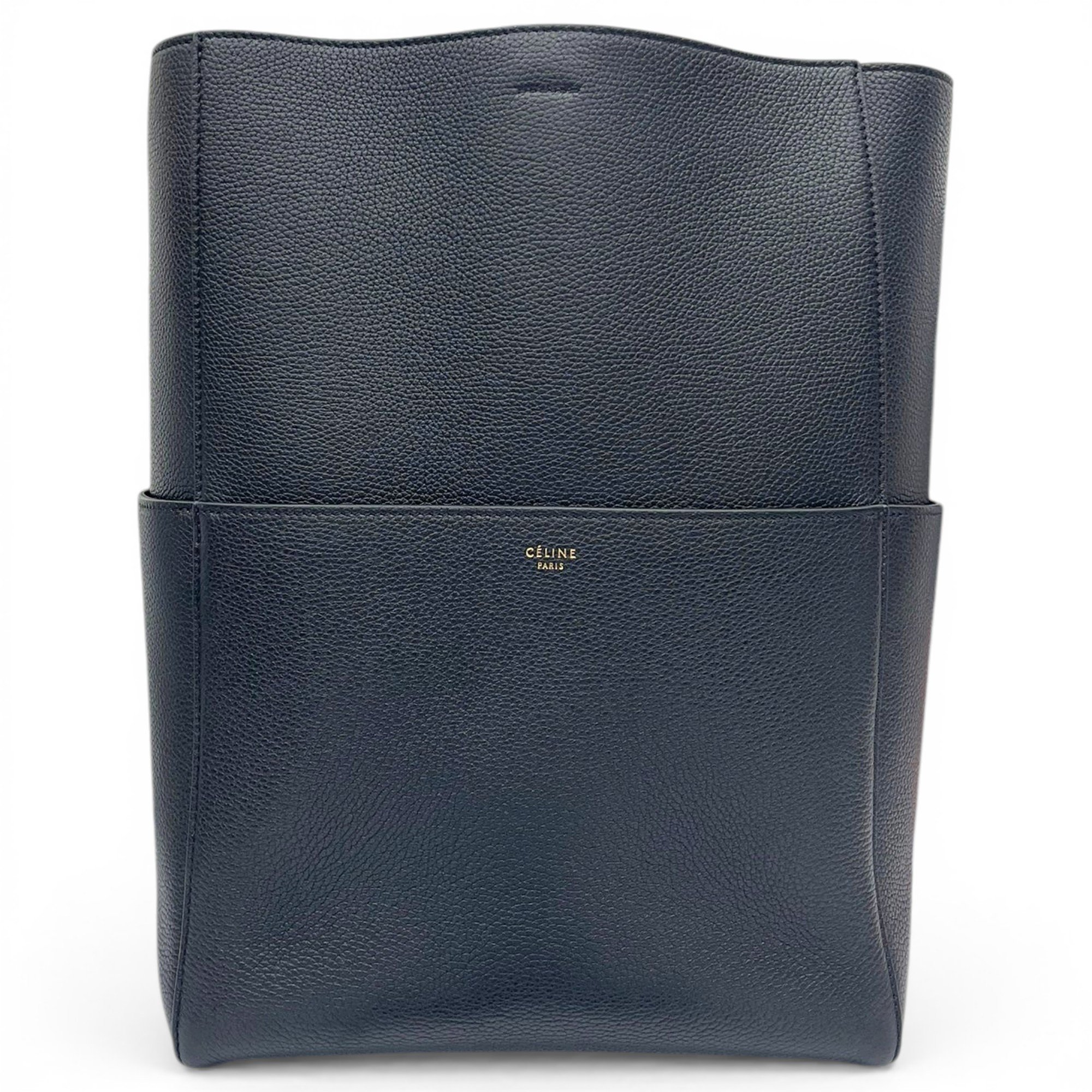 Seau Sangle leather handbag