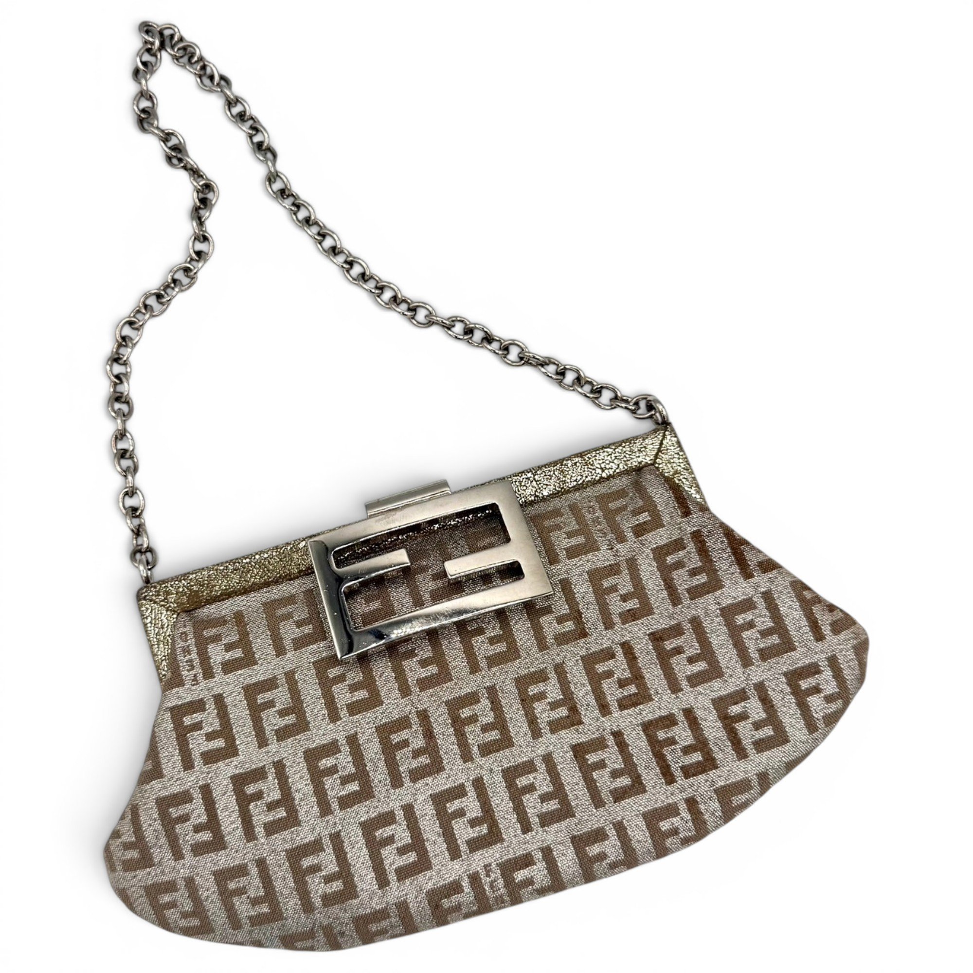 Baguette glitter handbag