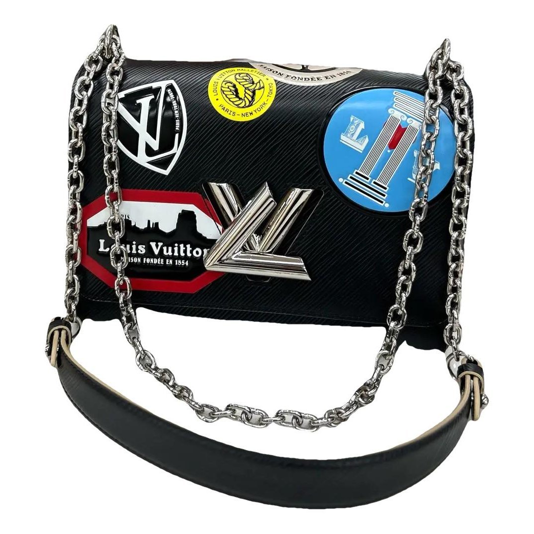 Twist leather handbag