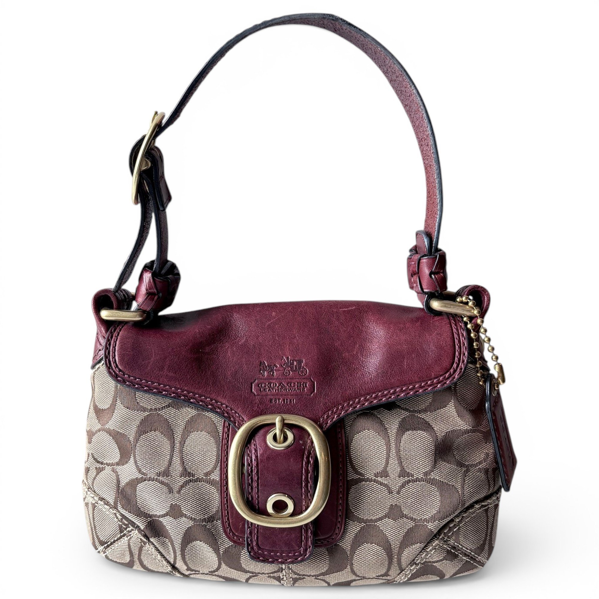 Leather handbag