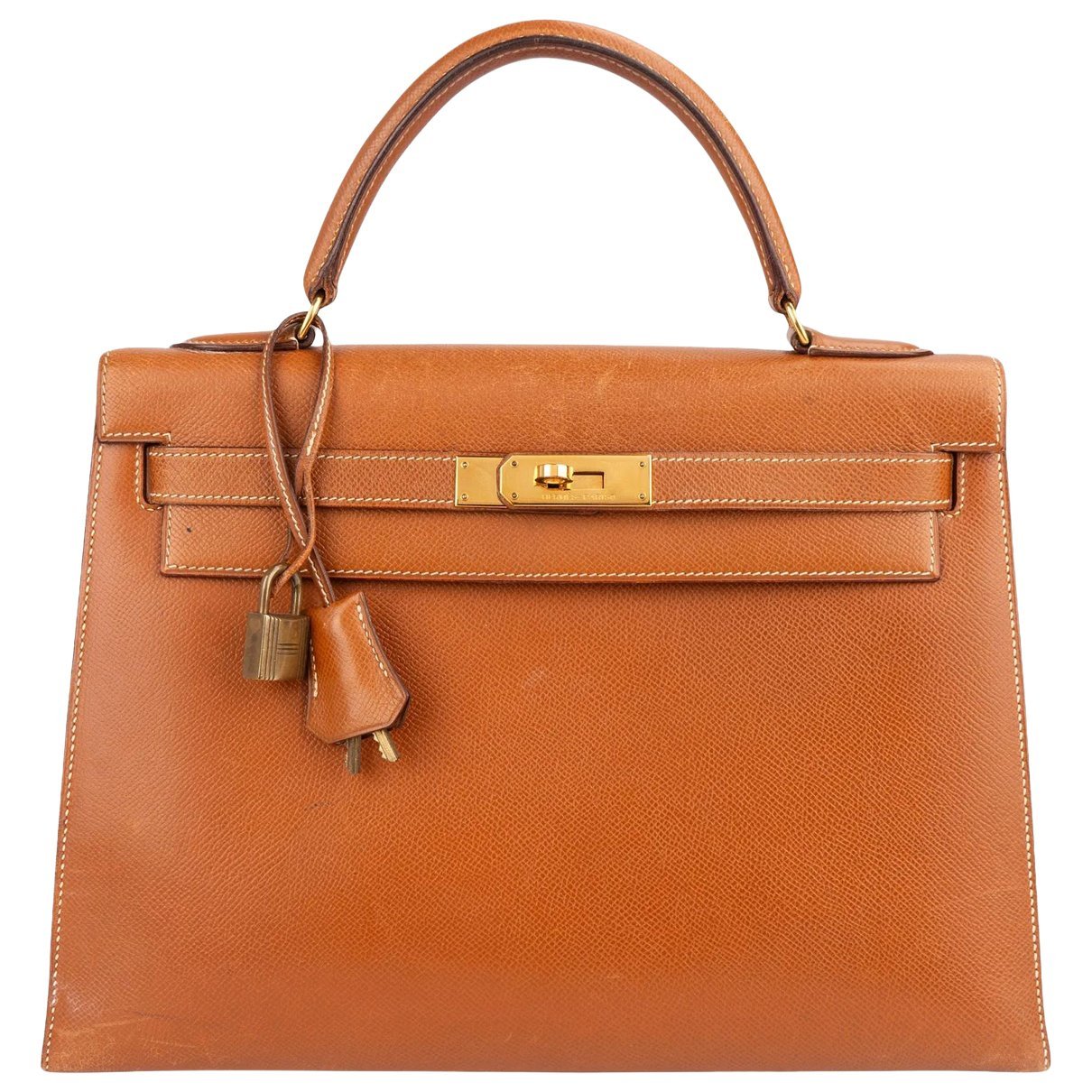 Kelly 32 leather handbag