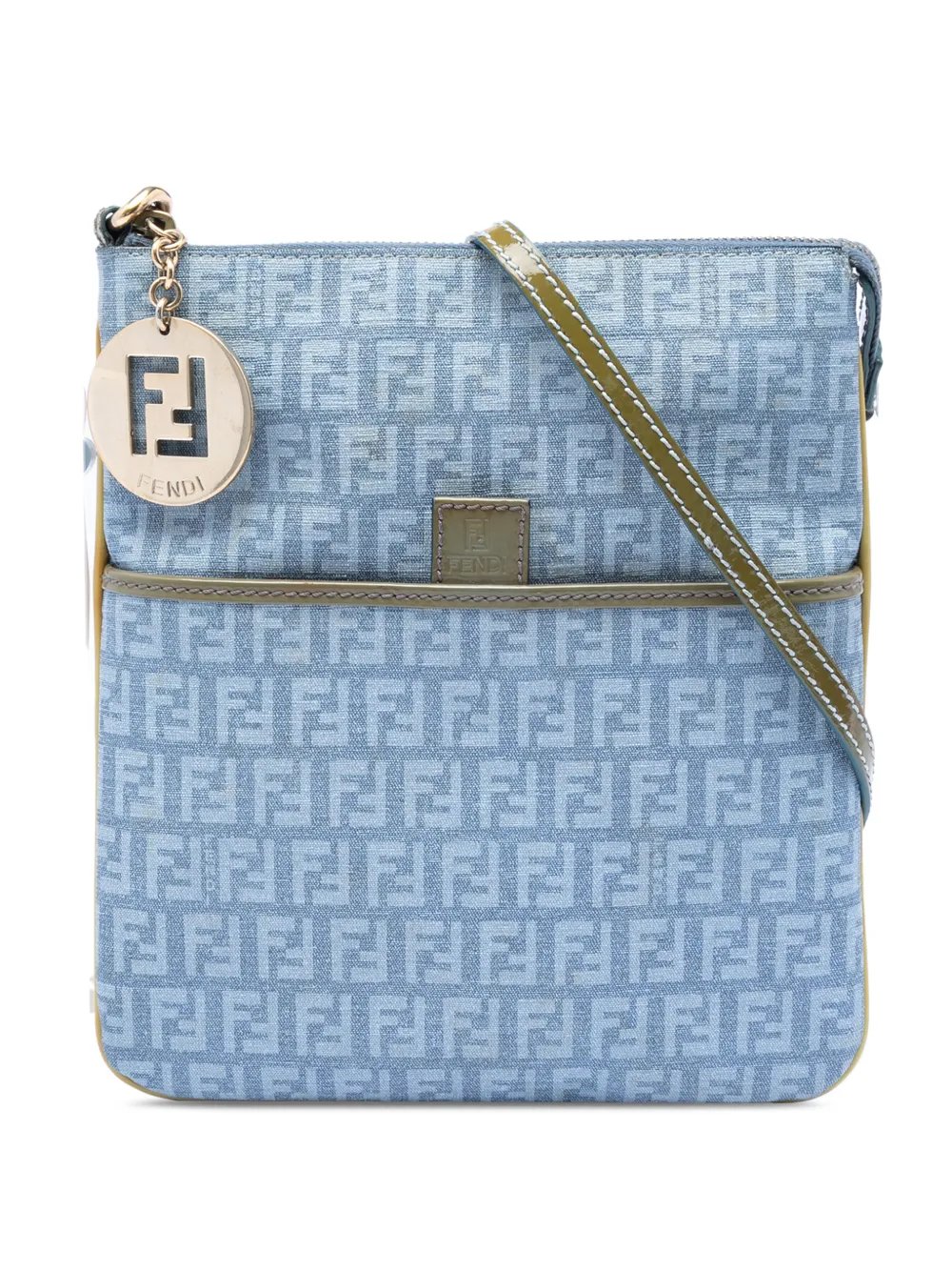 2000-2010 Zucchino Coated Canvas Forever crossbody bag