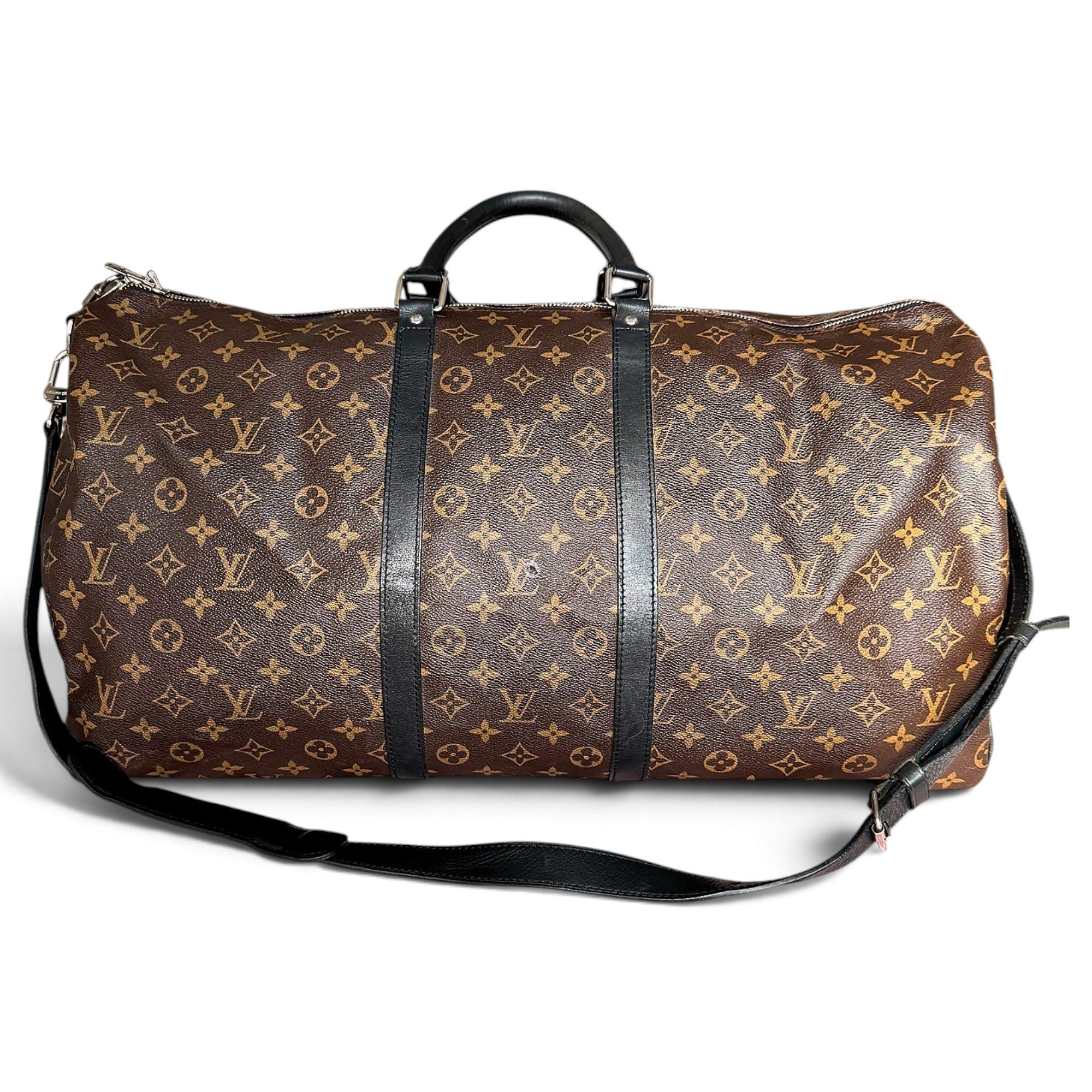 Louis Vuitton Keepall leather 48h bag