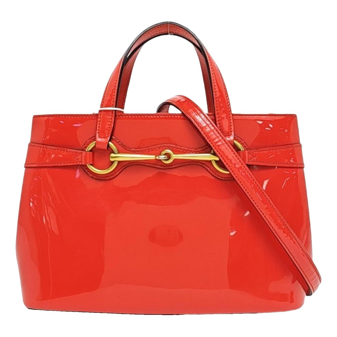 Bright Bit patent leather handbag