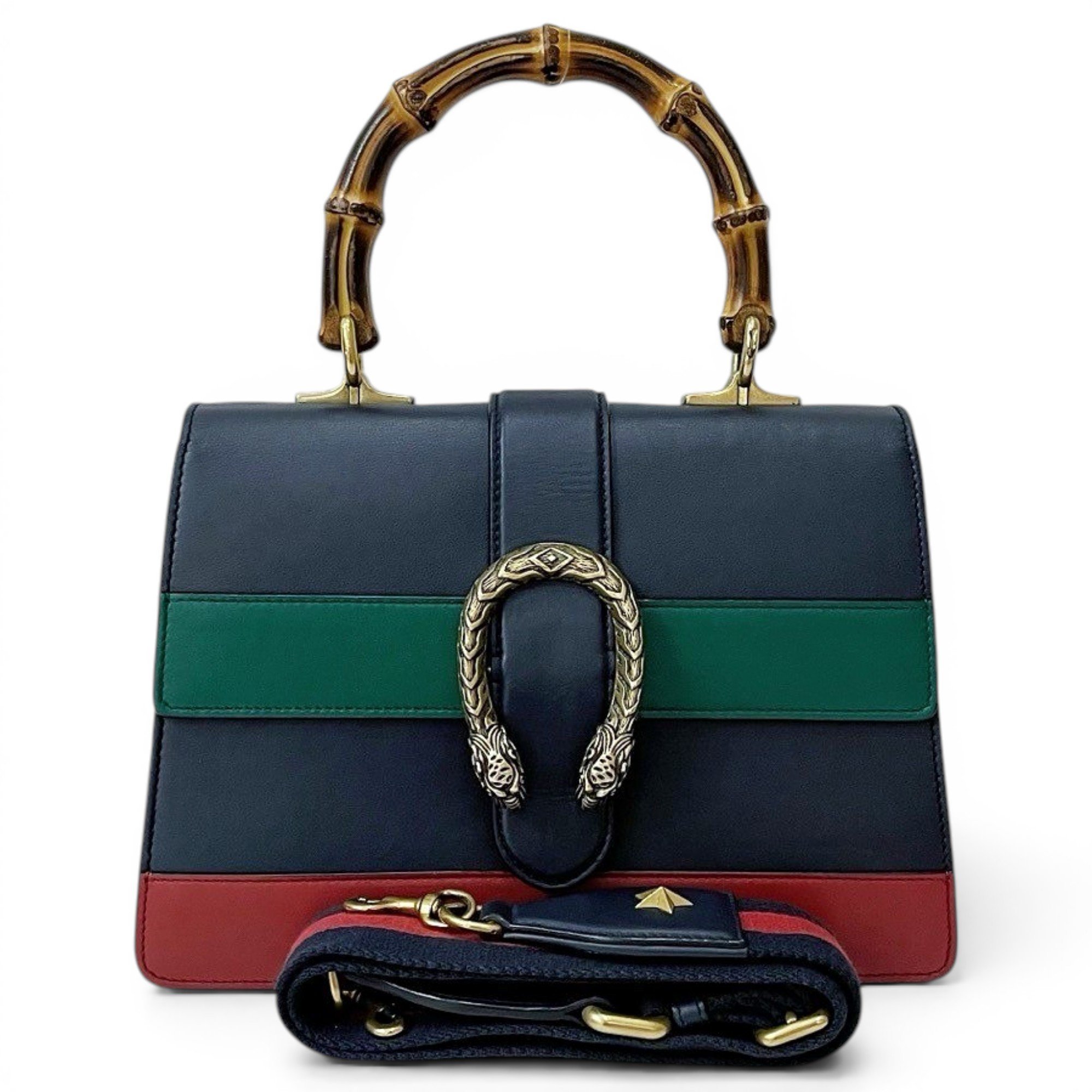 Dionysus Bamboo leather handbag