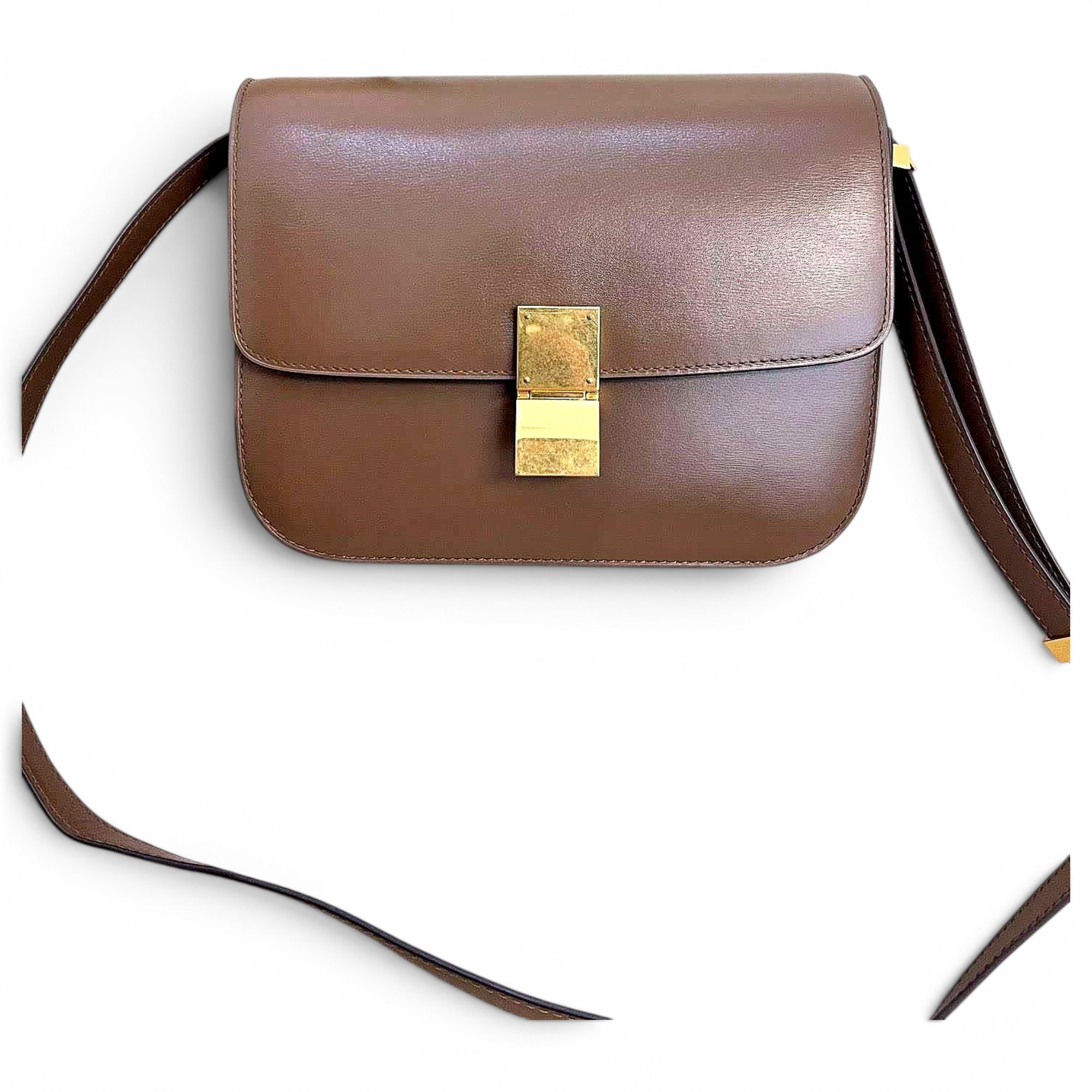 Classic leather handbag