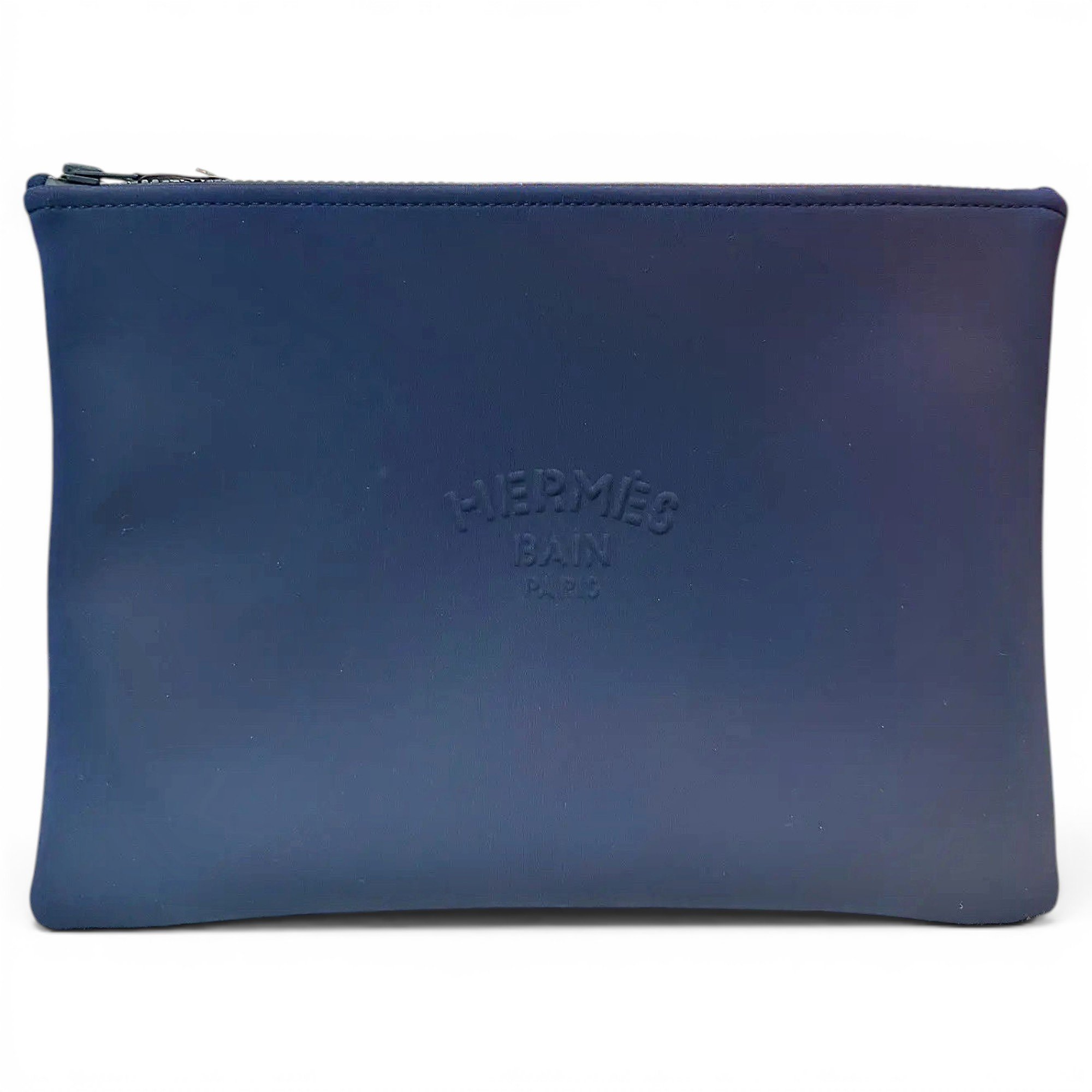 Leather clutch bag