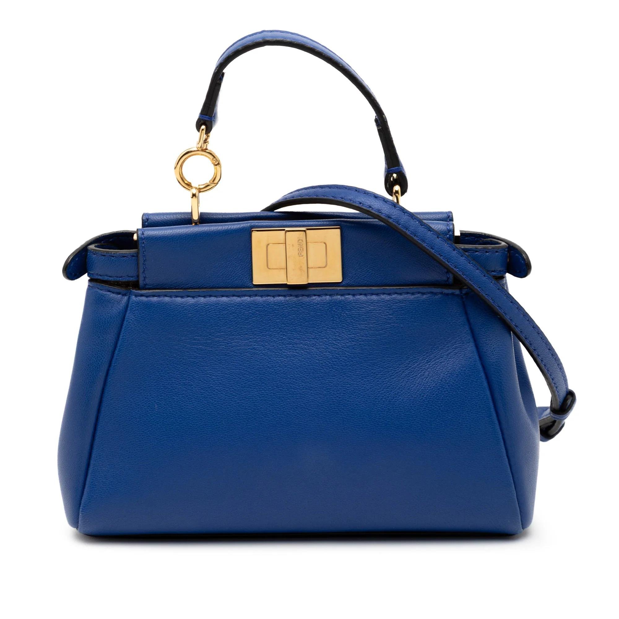 Fendi Peekaboo leather satchel