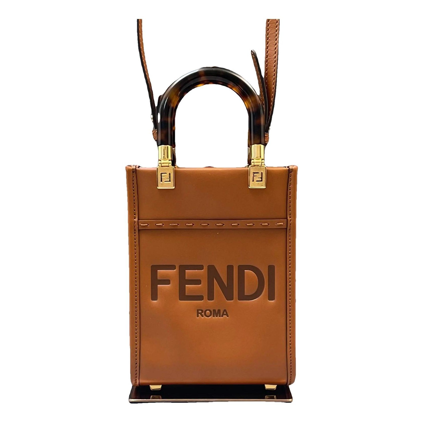 Sunshine leather tote