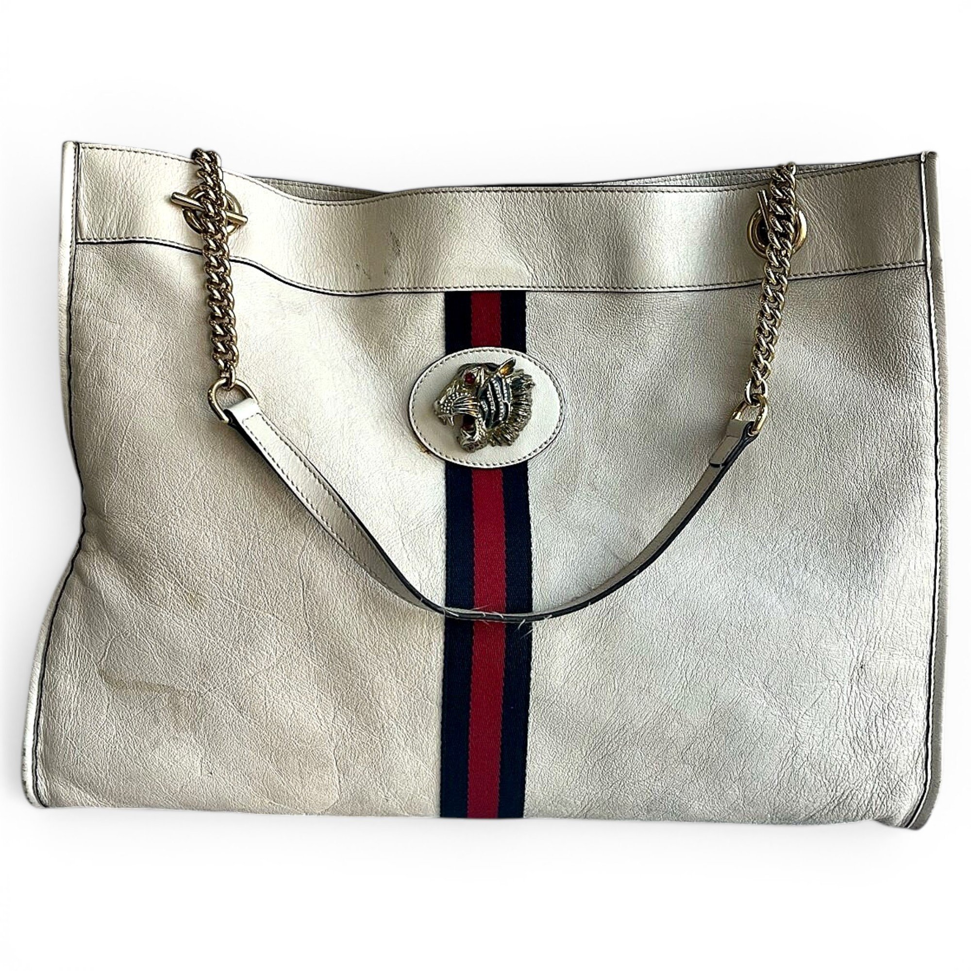 Rajah leather tote