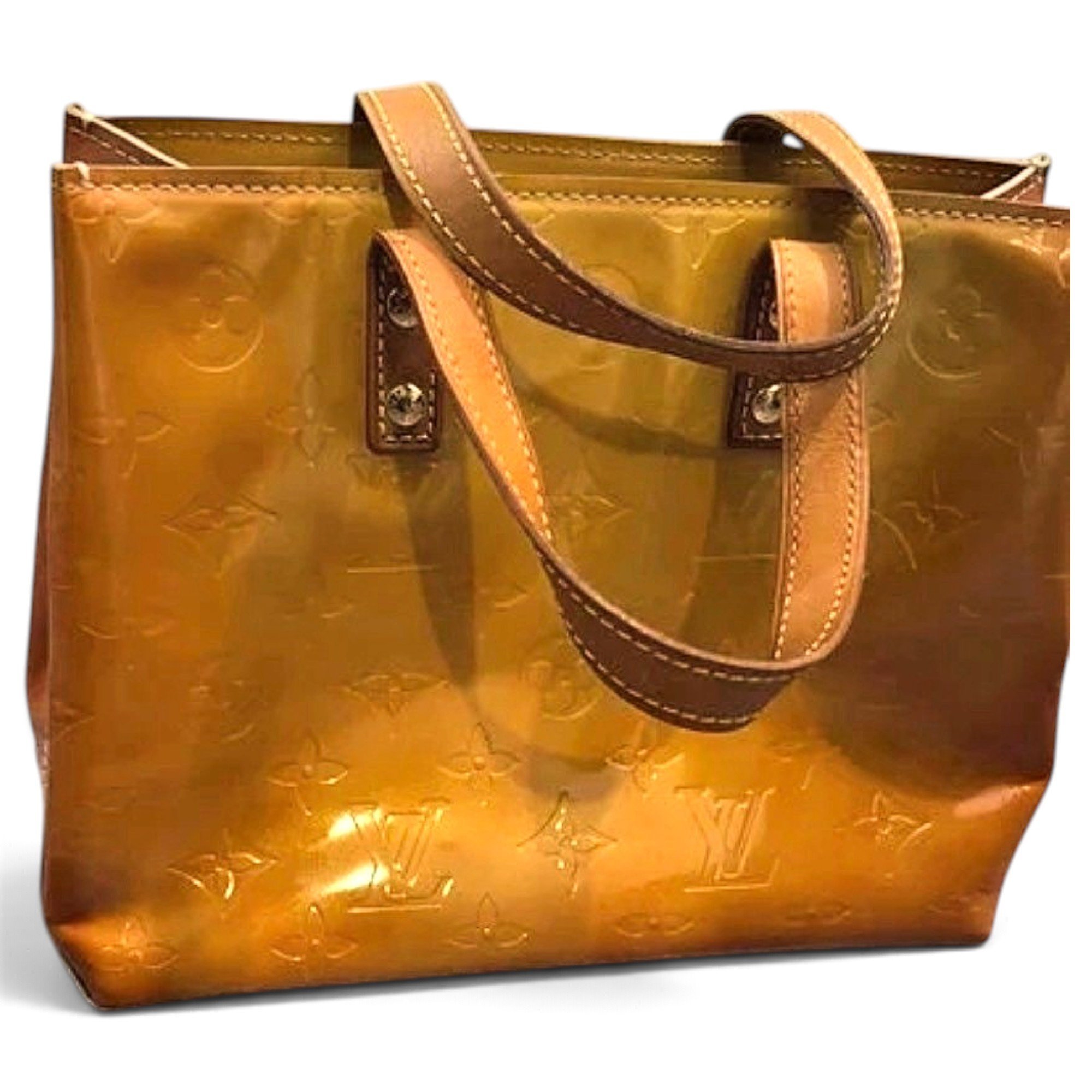 Louis Vuitton Fowler patent leather handbag