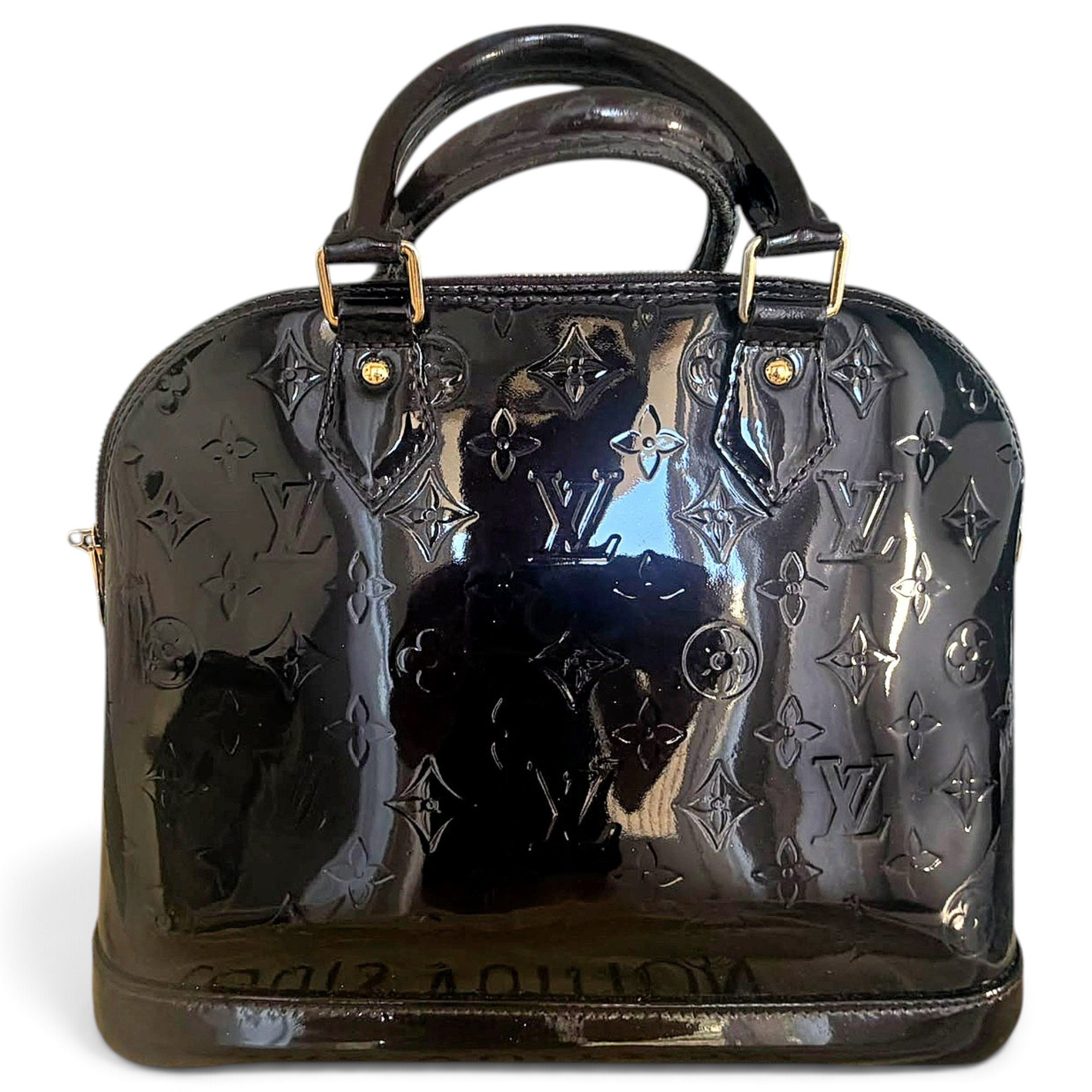 Alma patent leather handbag