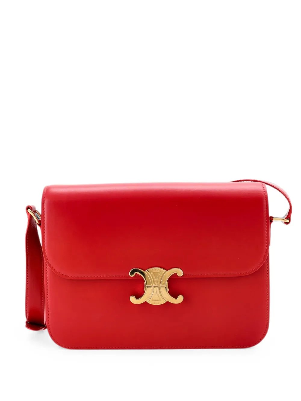 Triomphe Shoulder Bag Smooth Calfskin Large crossbody bag